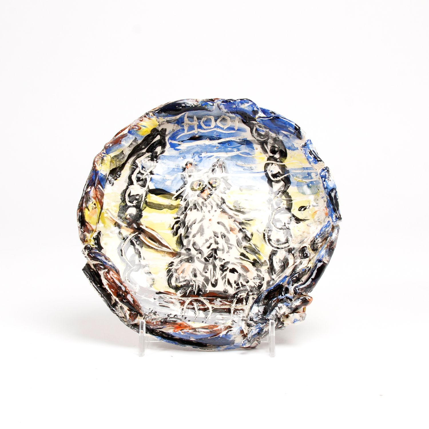 Patricia Lazar: Owl Plate Product Image 1 of 2