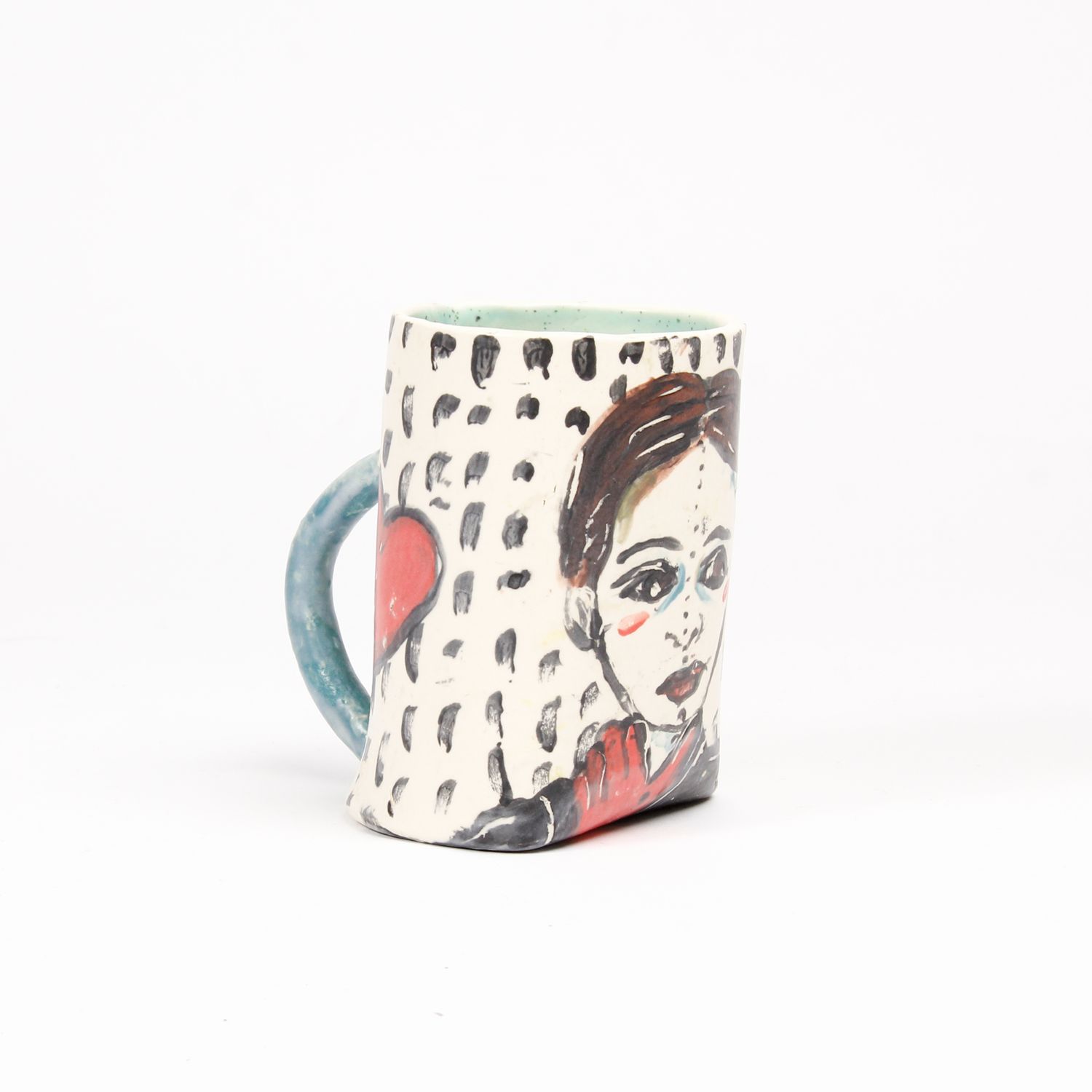 Patricia Lazar: Red Heart Mug Product Image 1 of 5