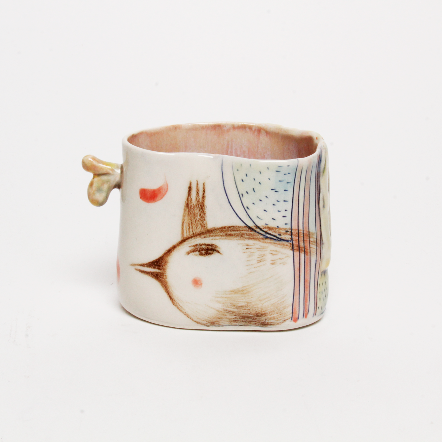 Maria Moldovan: Vase With Bird Design Product Image 1 of 2