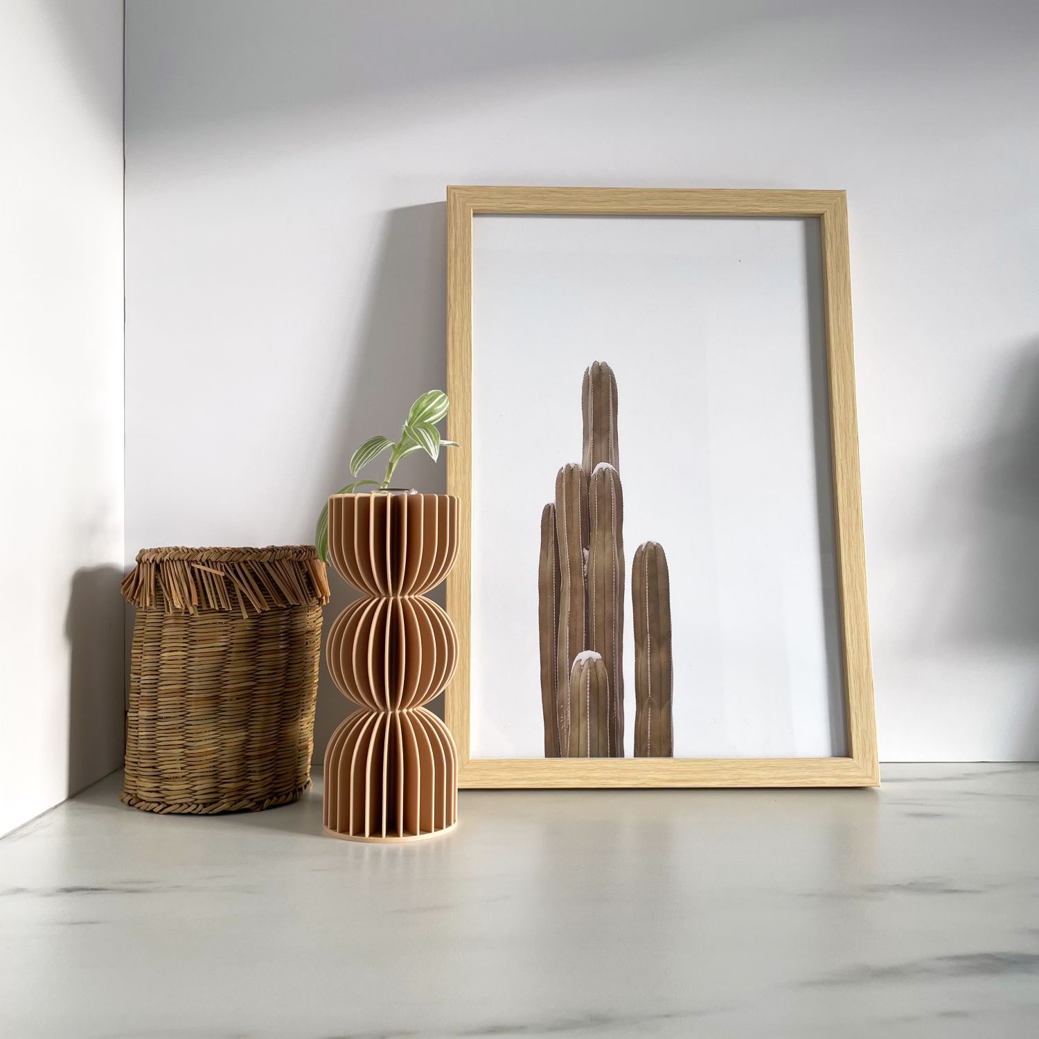 Sonnihaus Studio: BAUHAUS Vase – Hazelnut Product Image 2 of 2