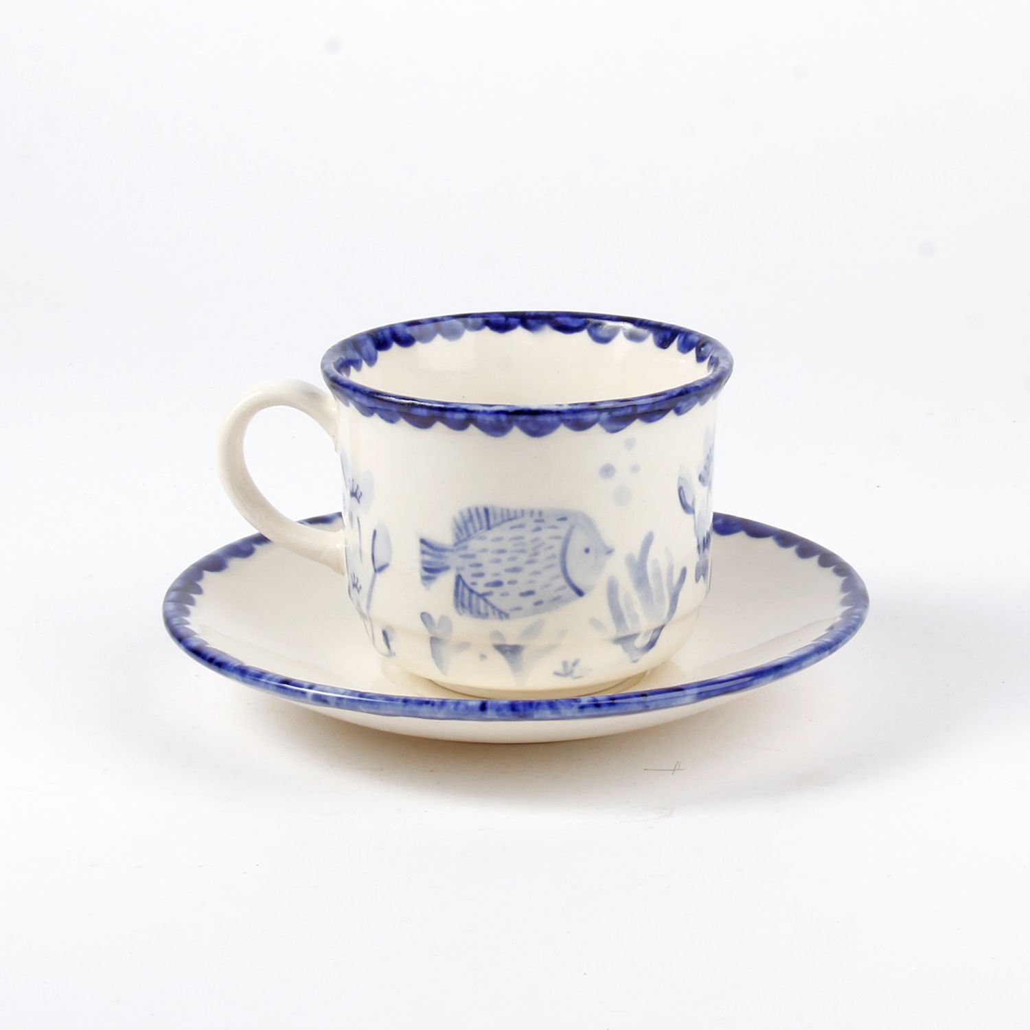 Carolina Delgado: Jardin Teacup with Saucer Product Image 2 of 3