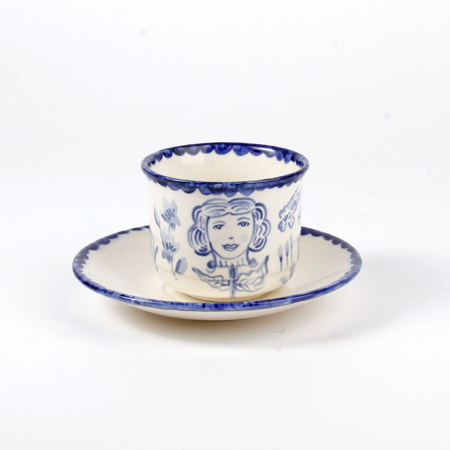 Carolina Delgado: Jardin Teacup with Saucer Product Image 3 of 3