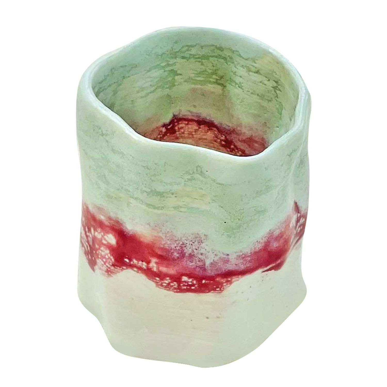 Somi Choi: Small Square Cup – Sunset Mist Product Image 1 of 2