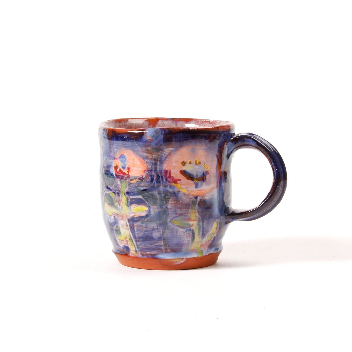 Annie McDonald: Medium Mug in Dark Blue Product Image 2 of 3