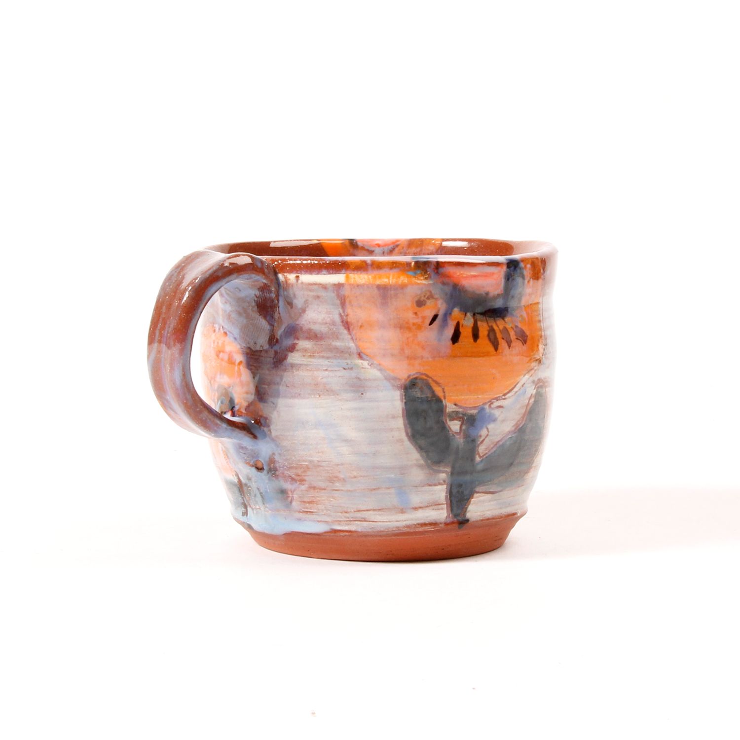 Annie McDonald: Medium Mug in Peach Poppy Product Image 1 of 4