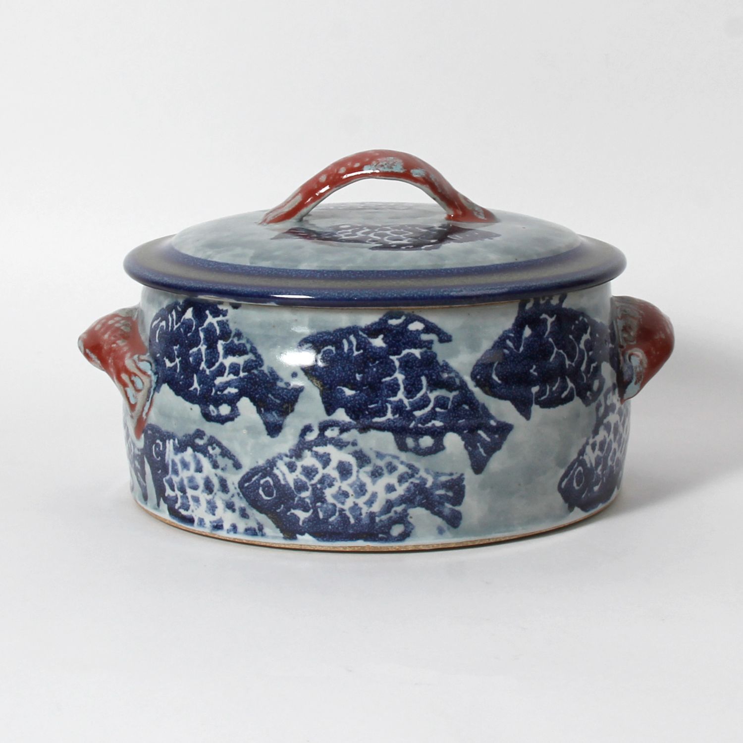 Scott Barnim: Blue Fish Casserole Dish Product Image 1 of 3