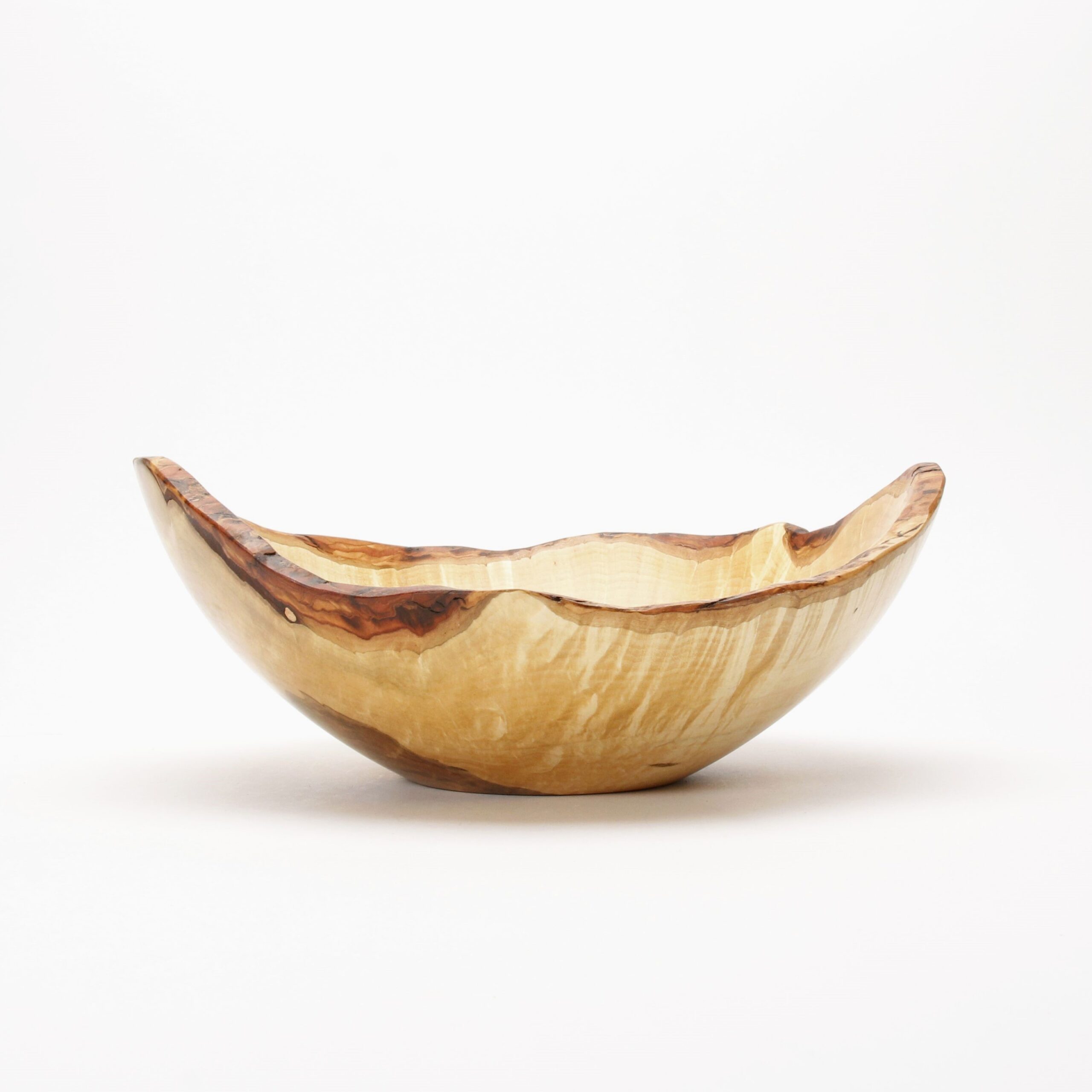 Michael Sbrocca: Bark Rim Maple Bowl Product Image 2 of 3