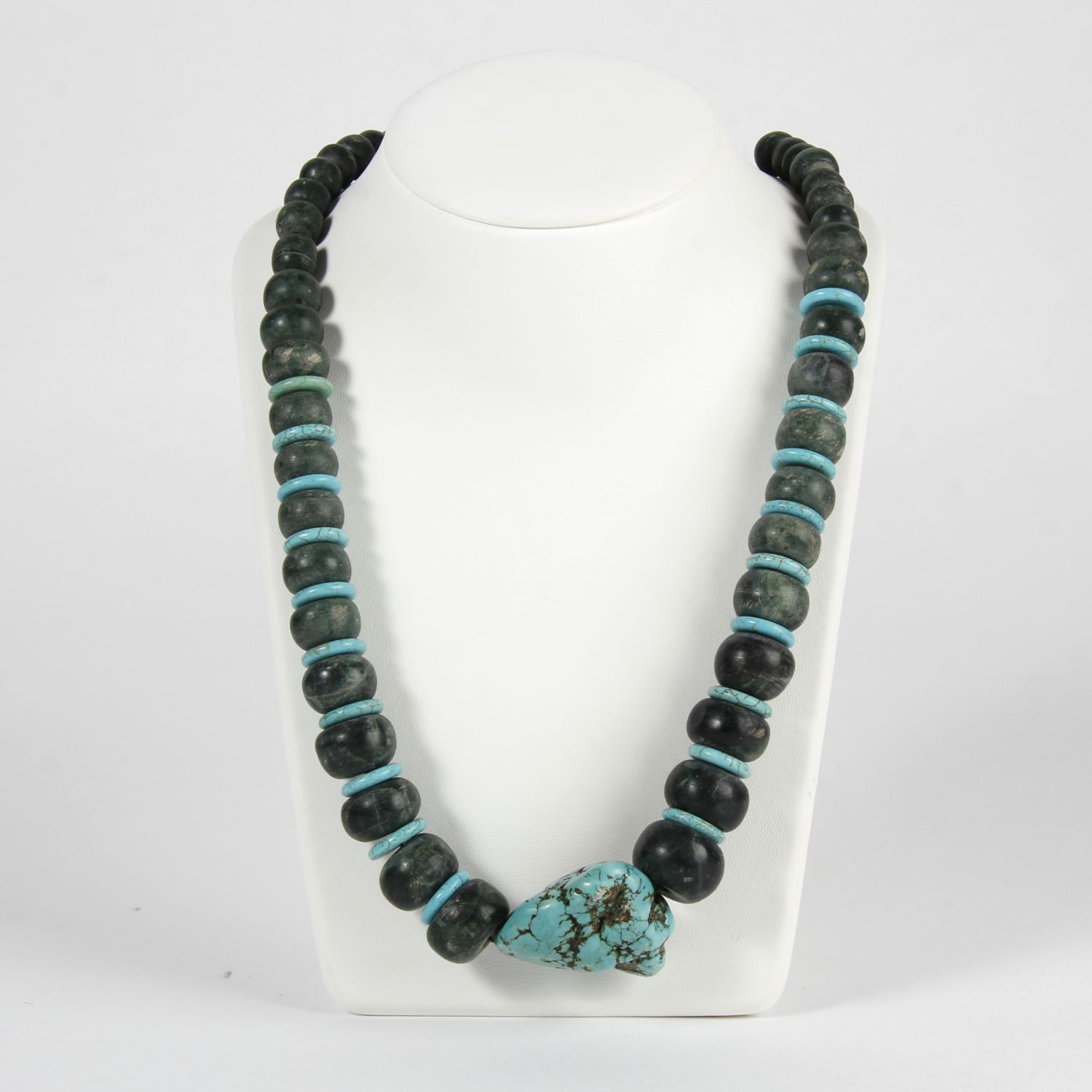 Krystyne Griffin: Jade and Turquoise Necklace Product Image 1 of 1