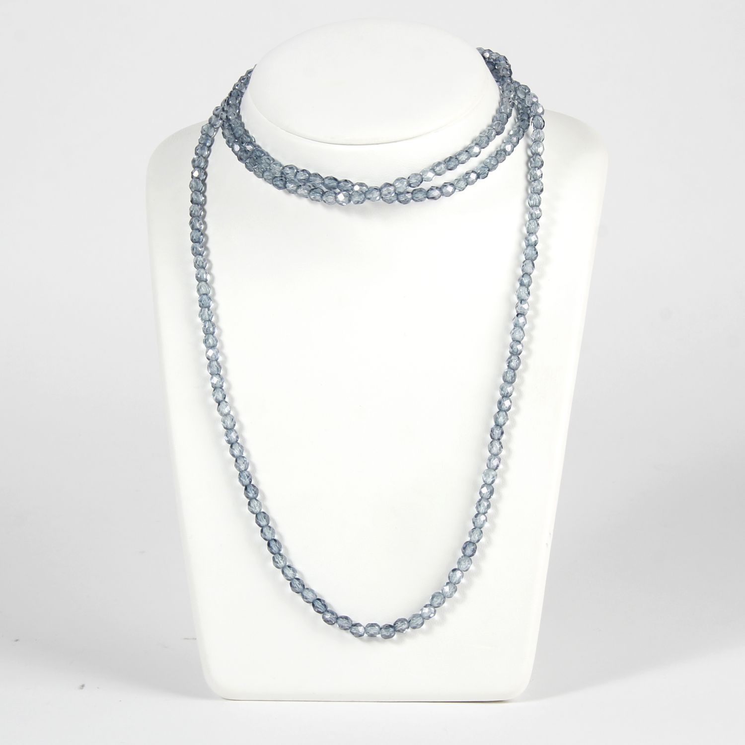 Krystyne Griffin: Small Blue Crystal Necklace Product Image 2 of 2