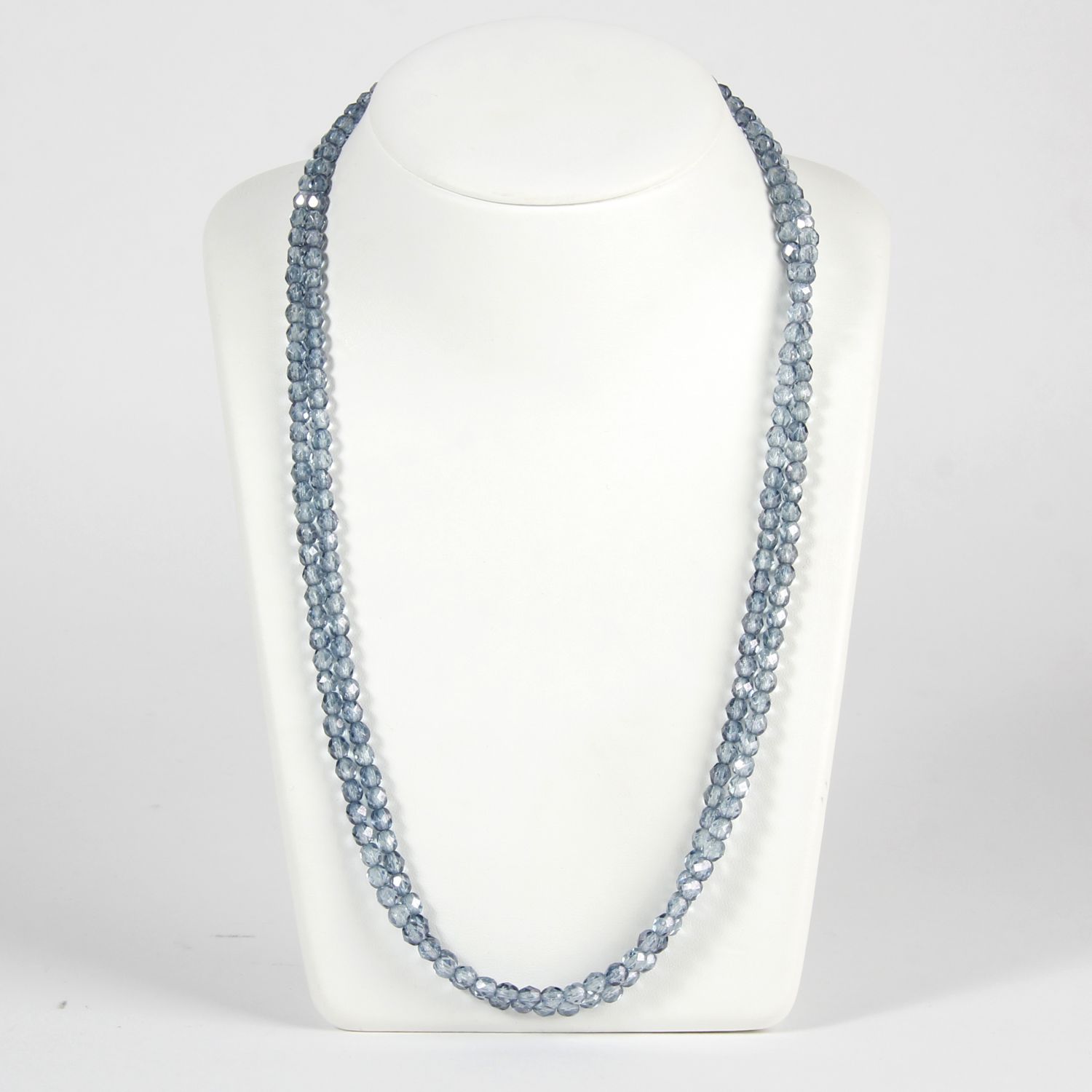 Krystyne Griffin: Small Blue Crystal Necklace Product Image 1 of 2