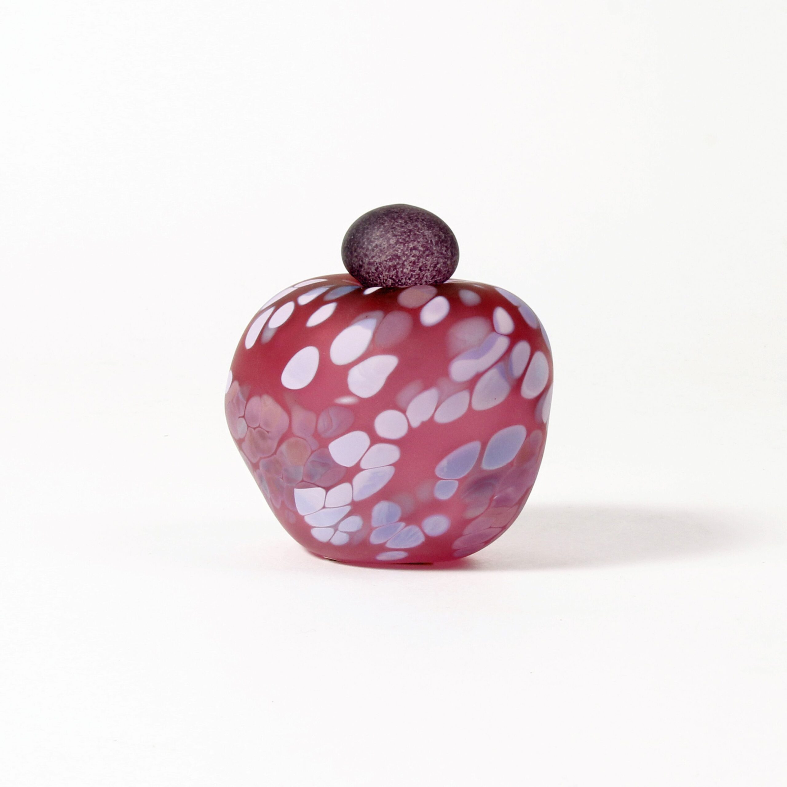 Minna Koistinen: Purple and Red Lidded Vessel Product Image 5 of 6