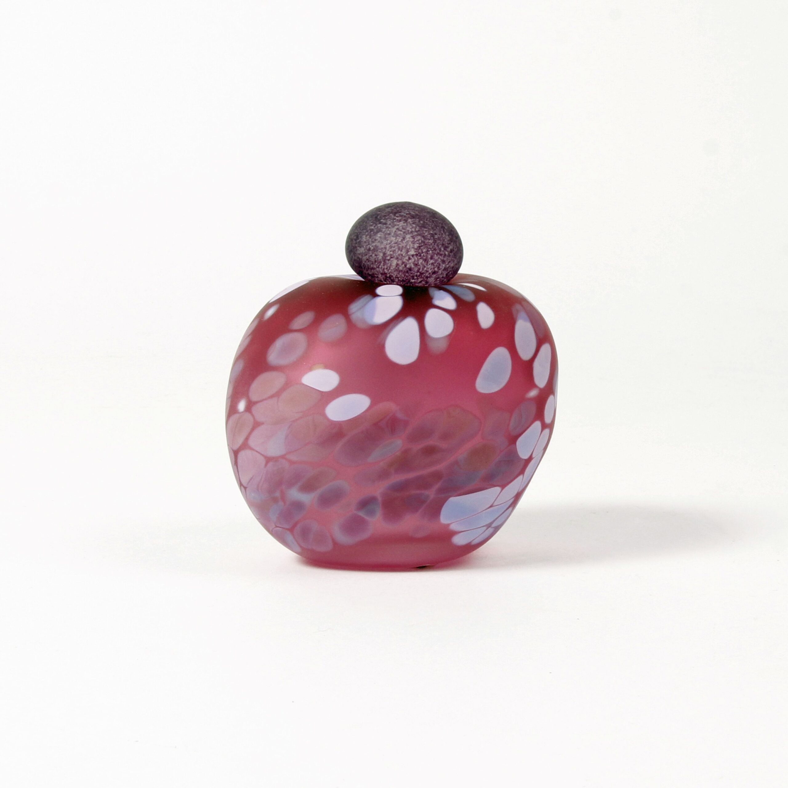 Minna Koistinen: Purple and Red Lidded Vessel Product Image 6 of 6