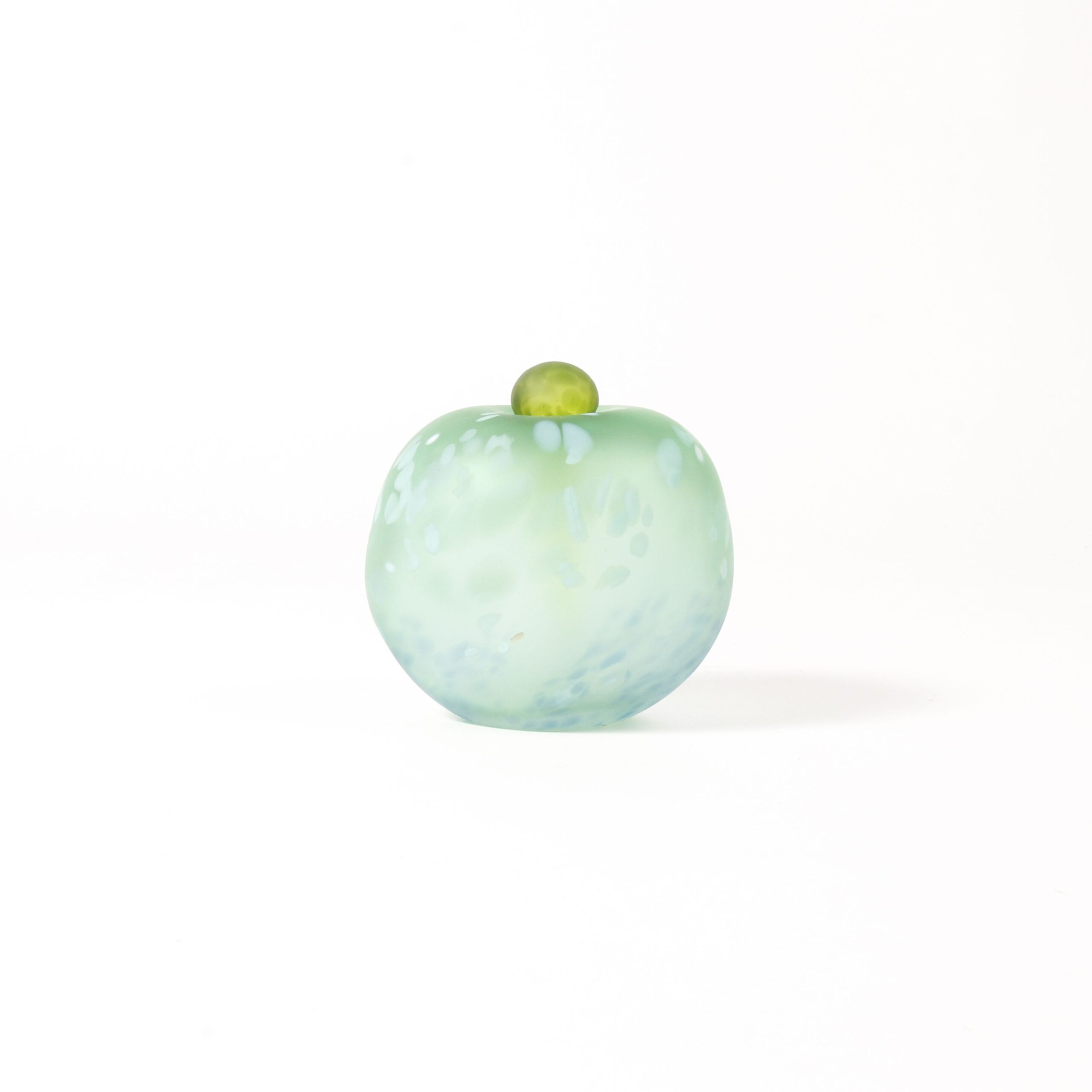 Minna Koistinen : Green and Teal Lidded Vessel Product Image 4 of 5