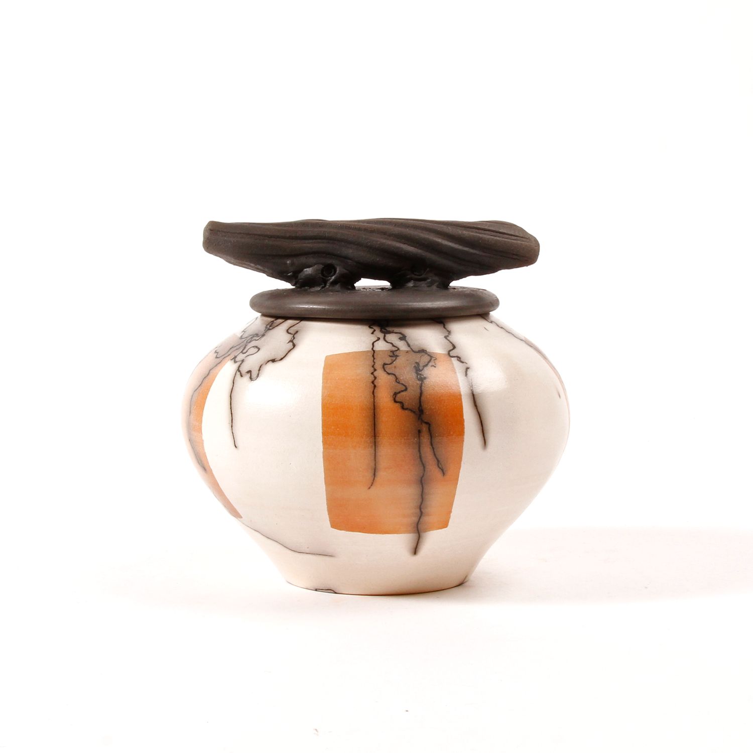 Shu-Chen Cheng: Small Horse Hair Cover Jar Product Image 2 of 2