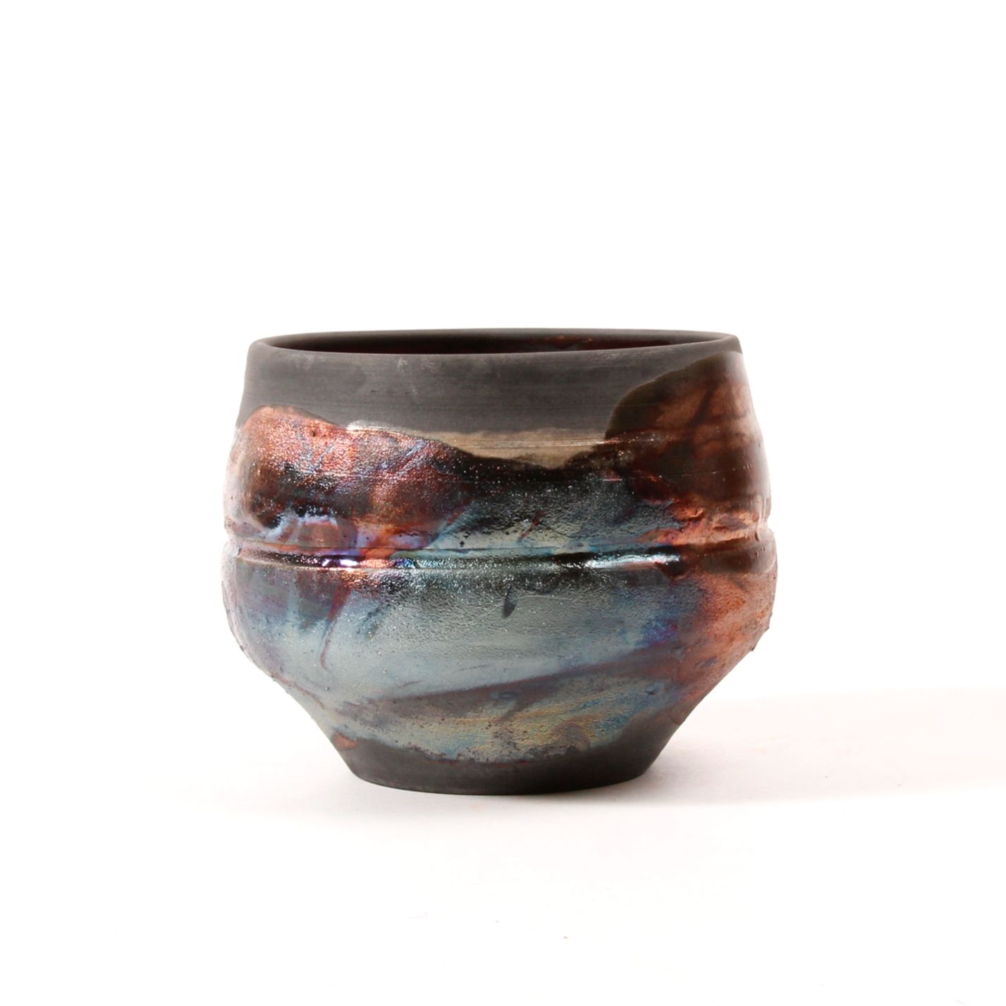 Shu-Chen Cheng: Small Raku Vessel (Each sold separately) Product Image 5 of 6