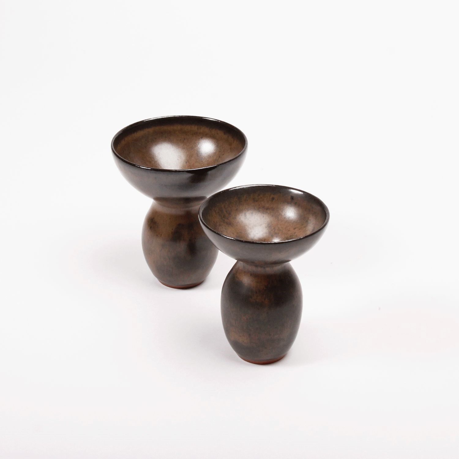 Carly Waito: Flared Vase in Espresso Glaze Product Image 1 of 4