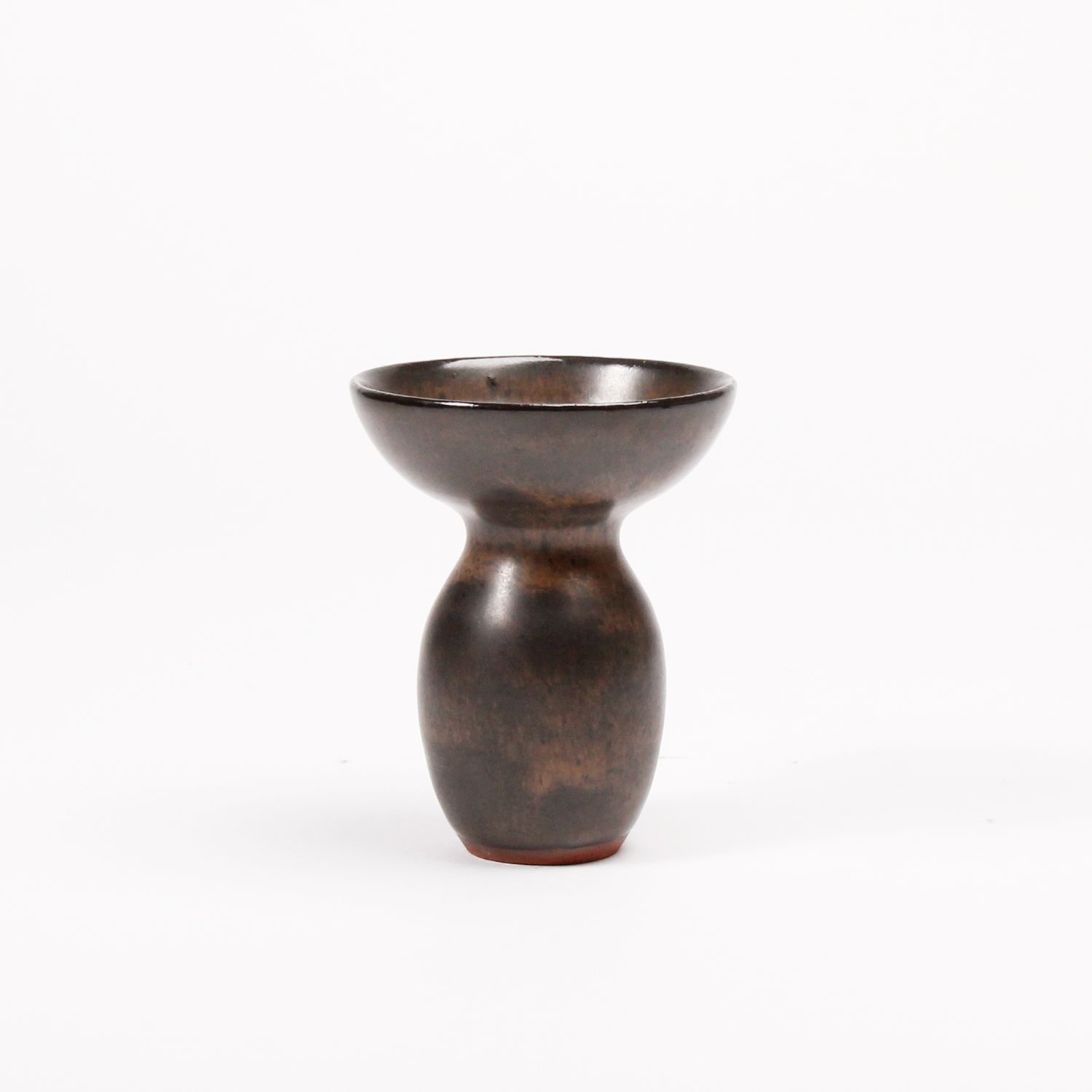 Carly Waito: Flared Vase in Espresso Glaze Product Image 4 of 4
