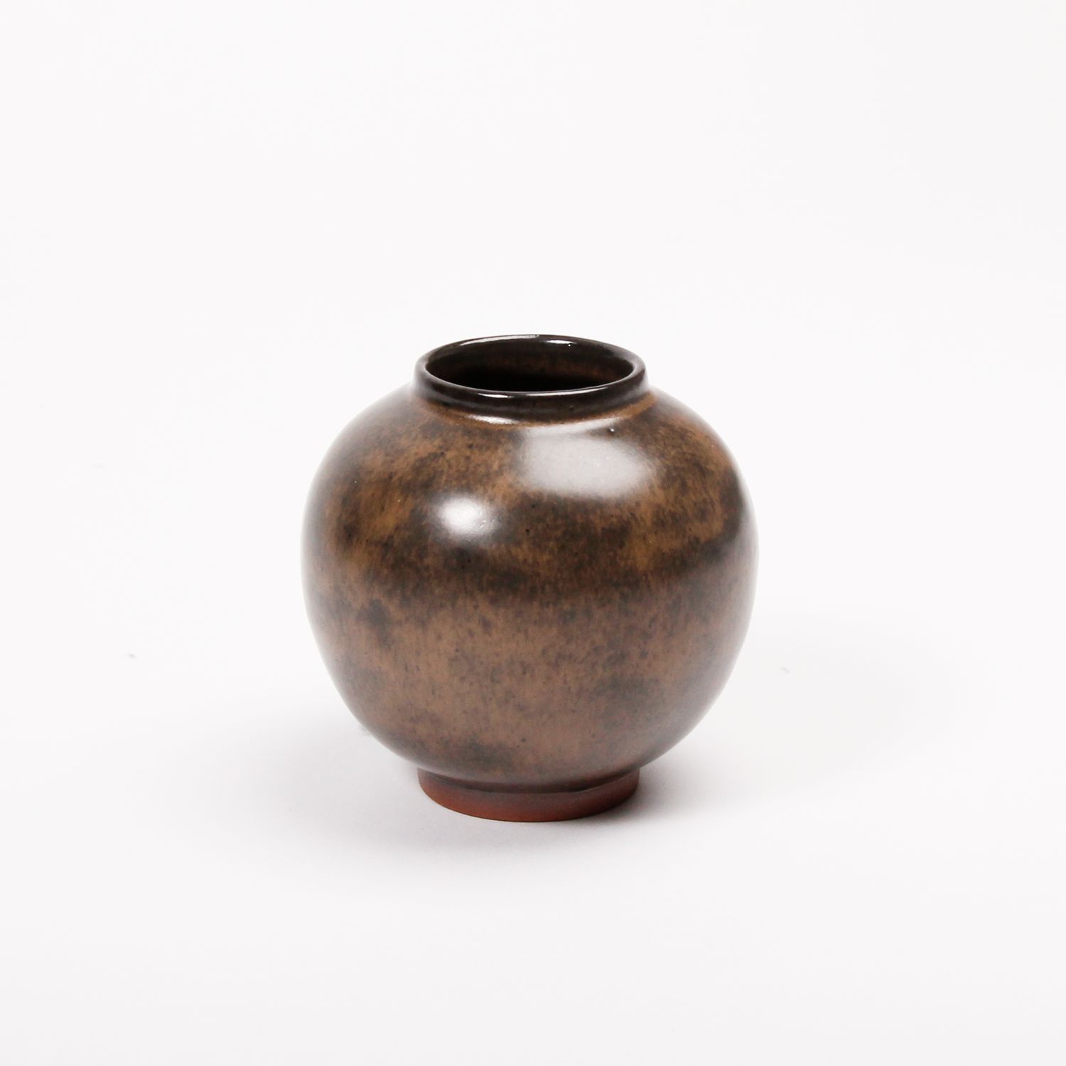 Carly Waito: Moon Jar in Espresso Glaze Product Image 2 of 3