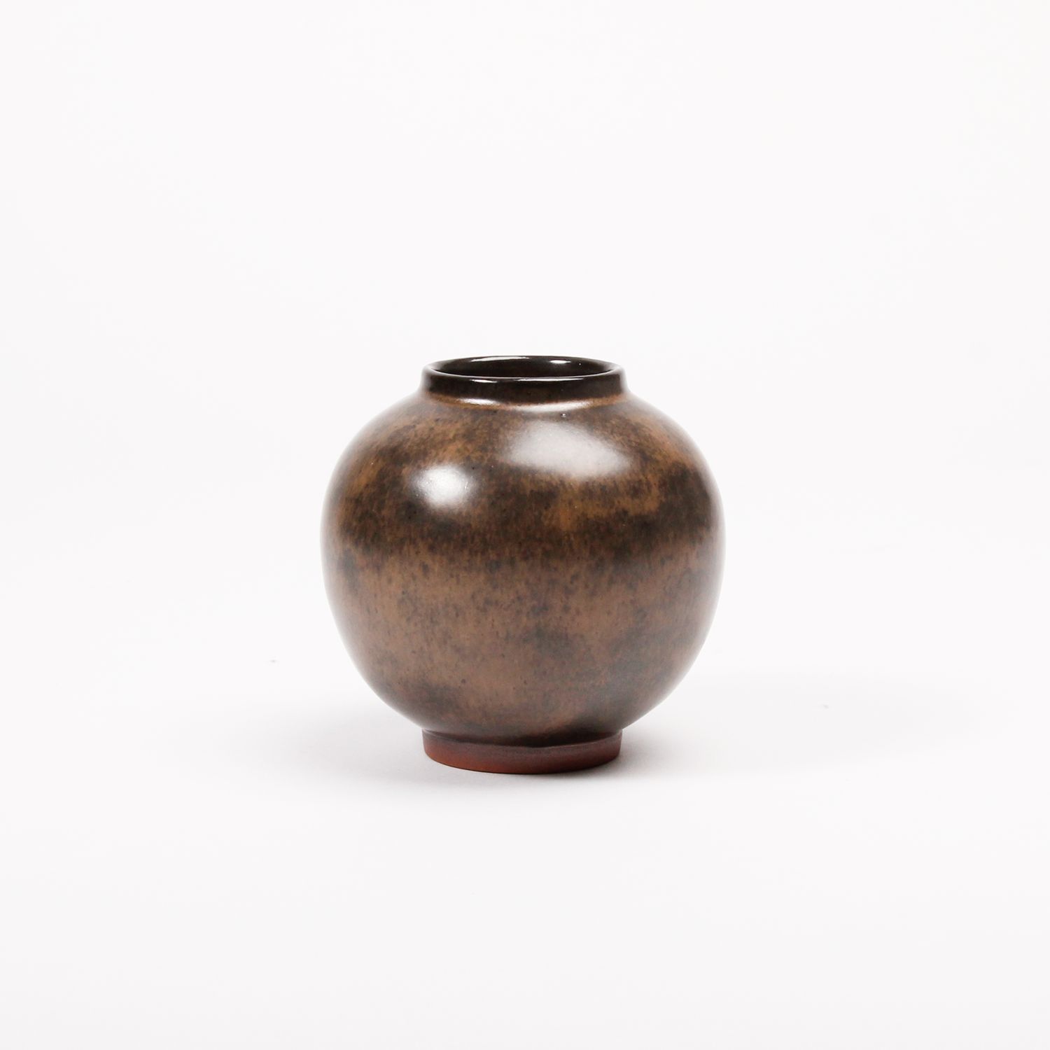 Carly Waito: Moon Jar in Espresso Glaze Product Image 1 of 3