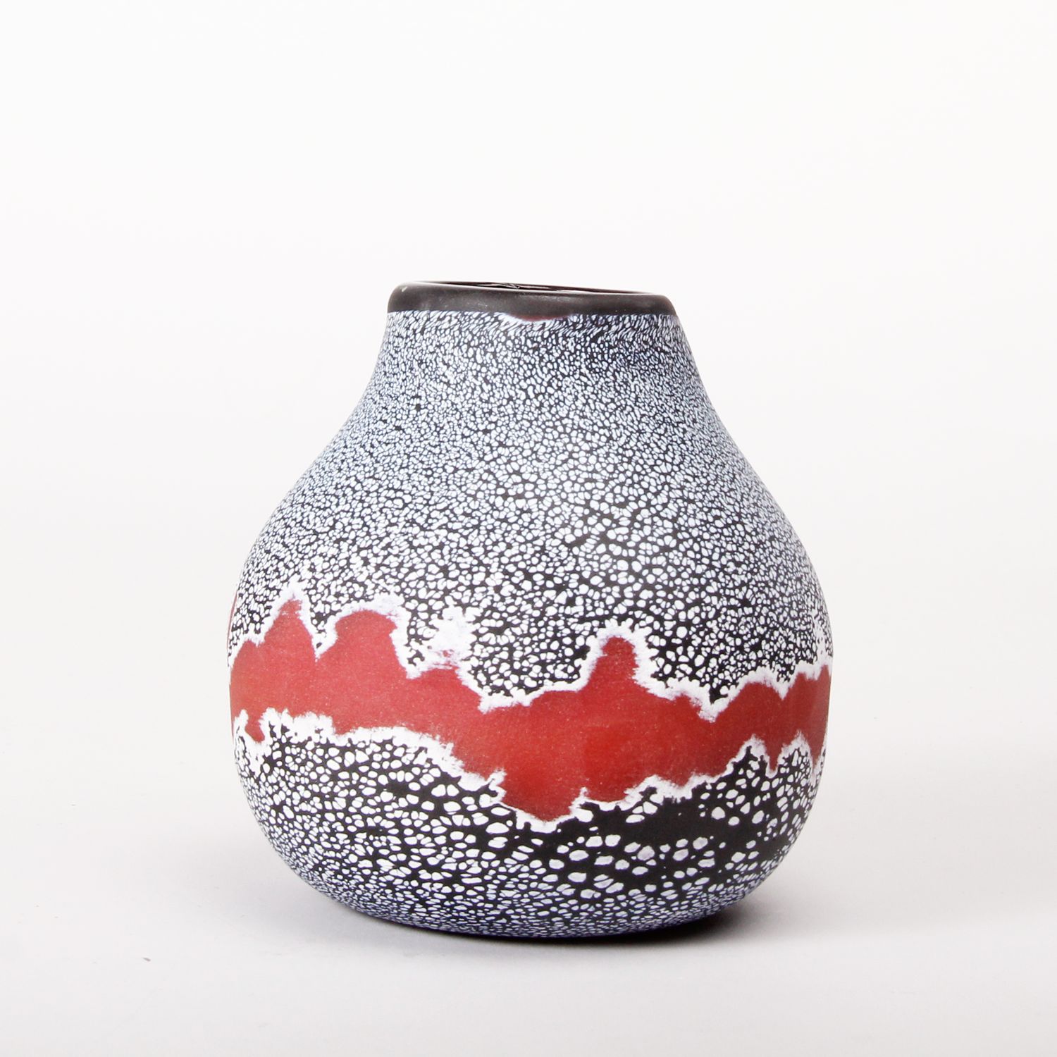 Nadira Narine: Short Maroon Vase Product Image 3 of 3