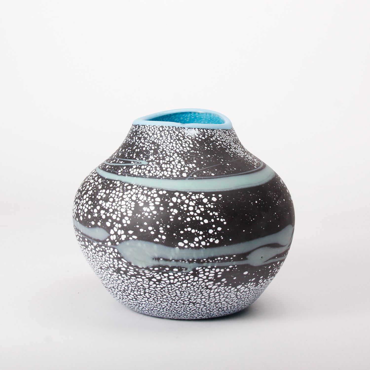 Nadira Narine: Wide Blue Vase Product Image 1 of 2