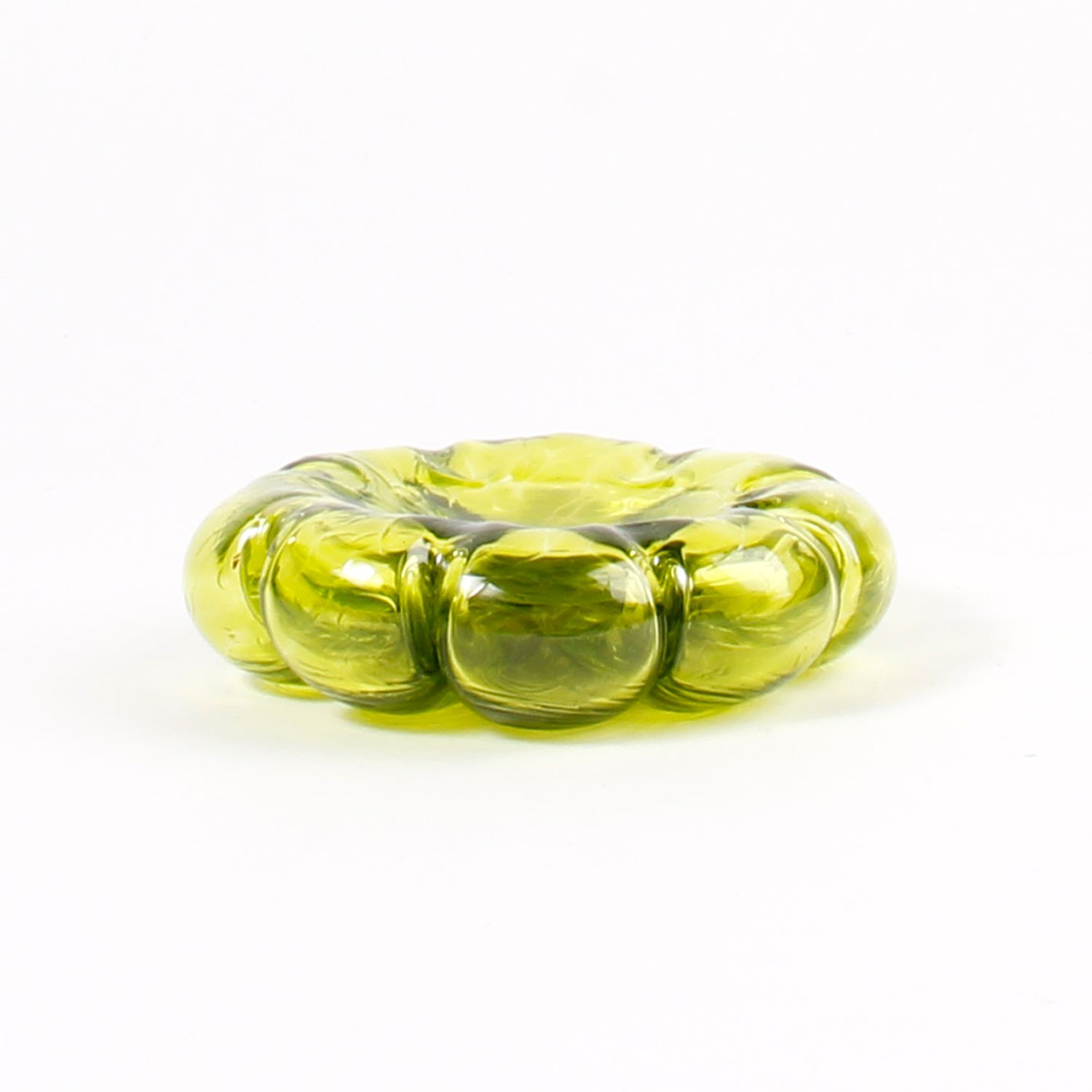 Nadira Narine: Green Medium Shallow Bowl Product Image 3 of 3