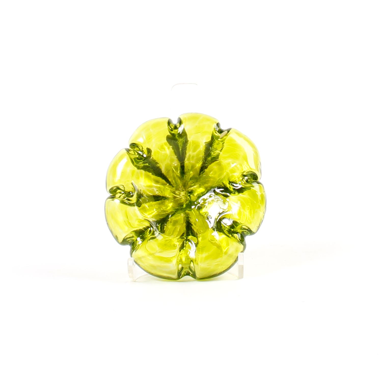 Nadira Narine: Green Medium Shallow Bowl Product Image 1 of 3