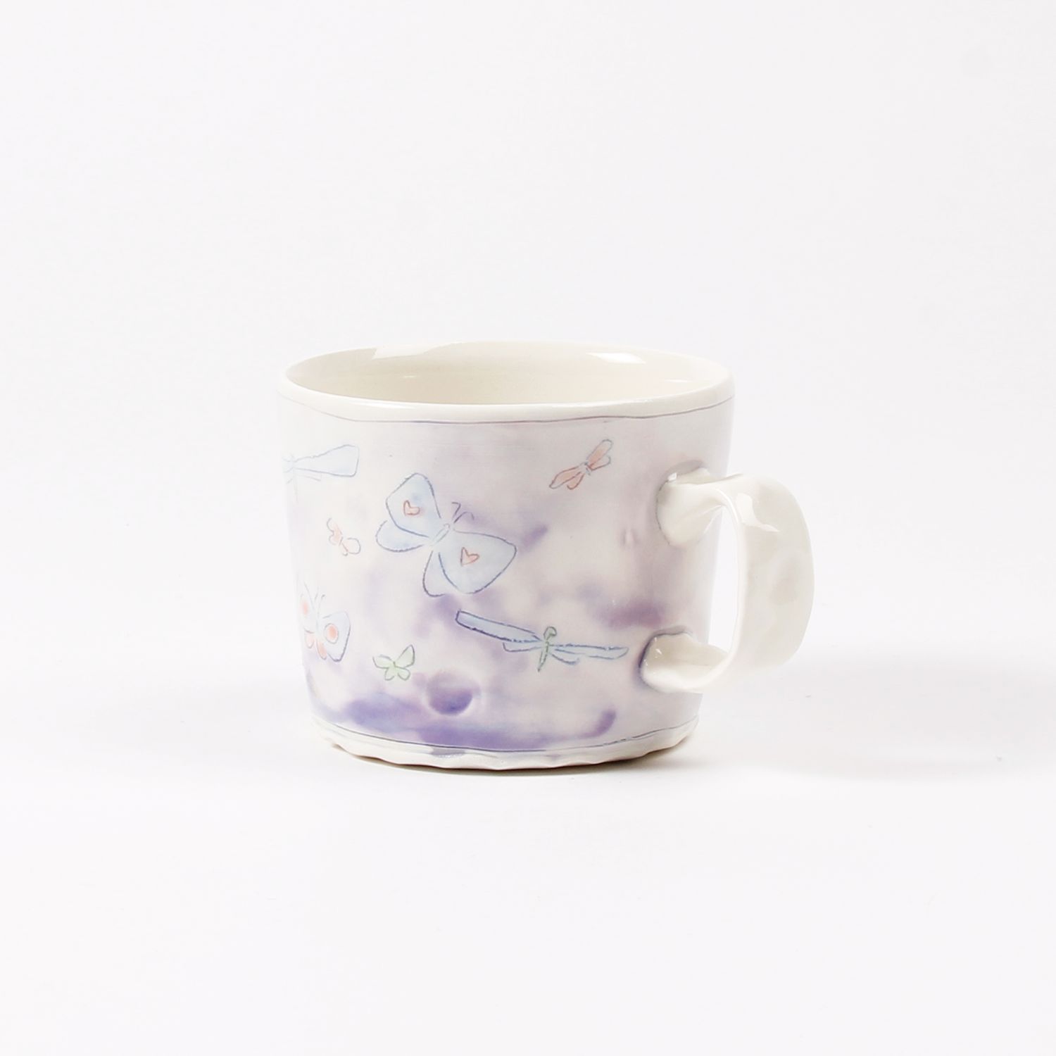Kirsti Smith: Purple Butterfly Mug Product Image 1 of 3