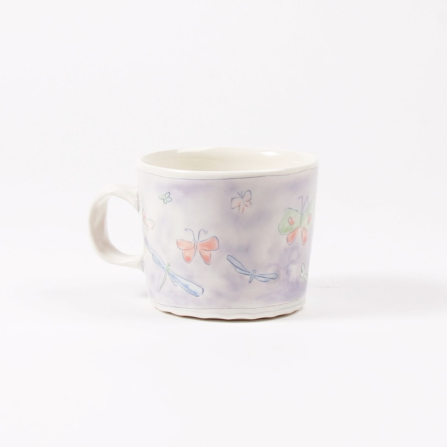 Kirsti Smith: Purple Butterfly Mug Product Image 3 of 3