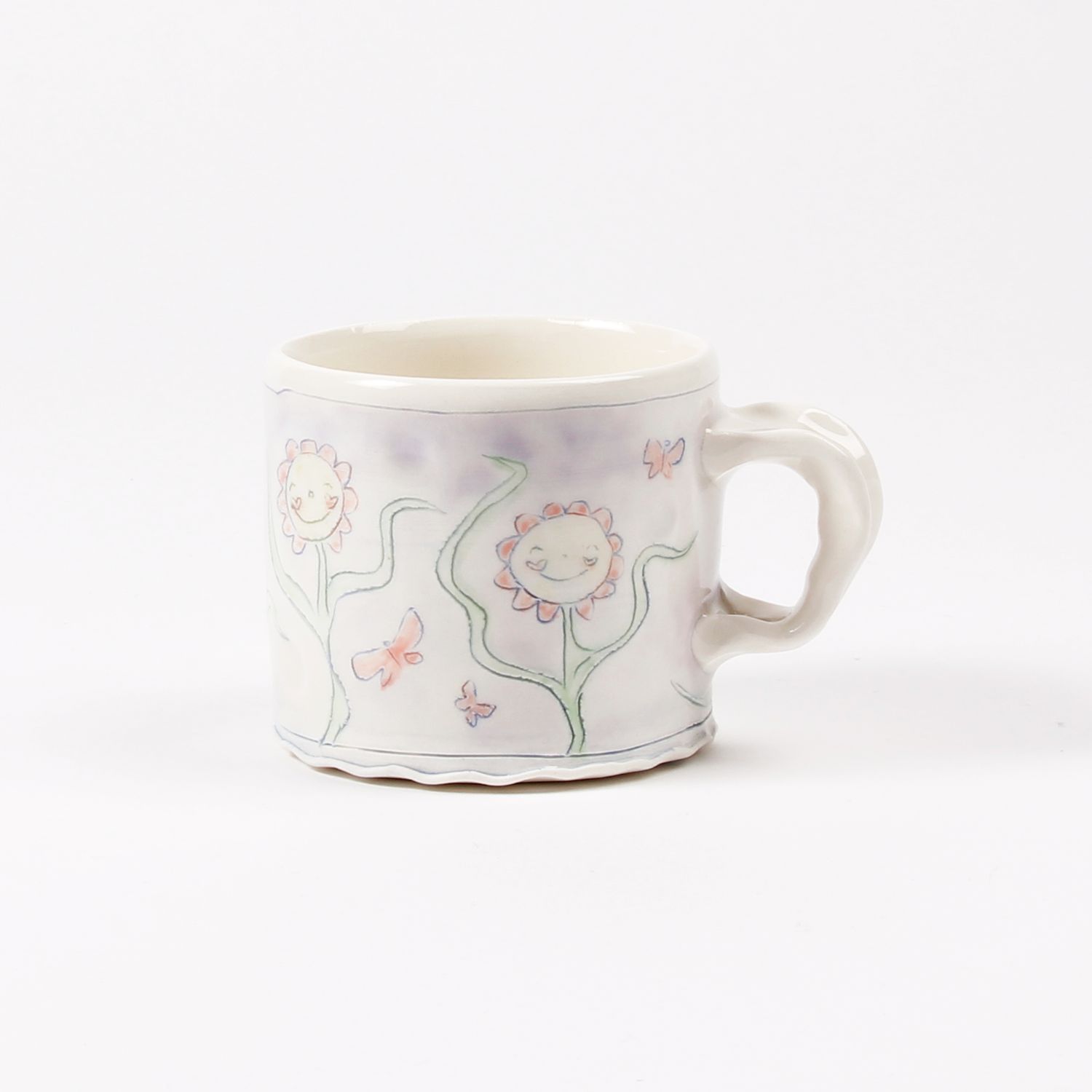Kirsti Smith: Purple Flower Mug Product Image 3 of 3