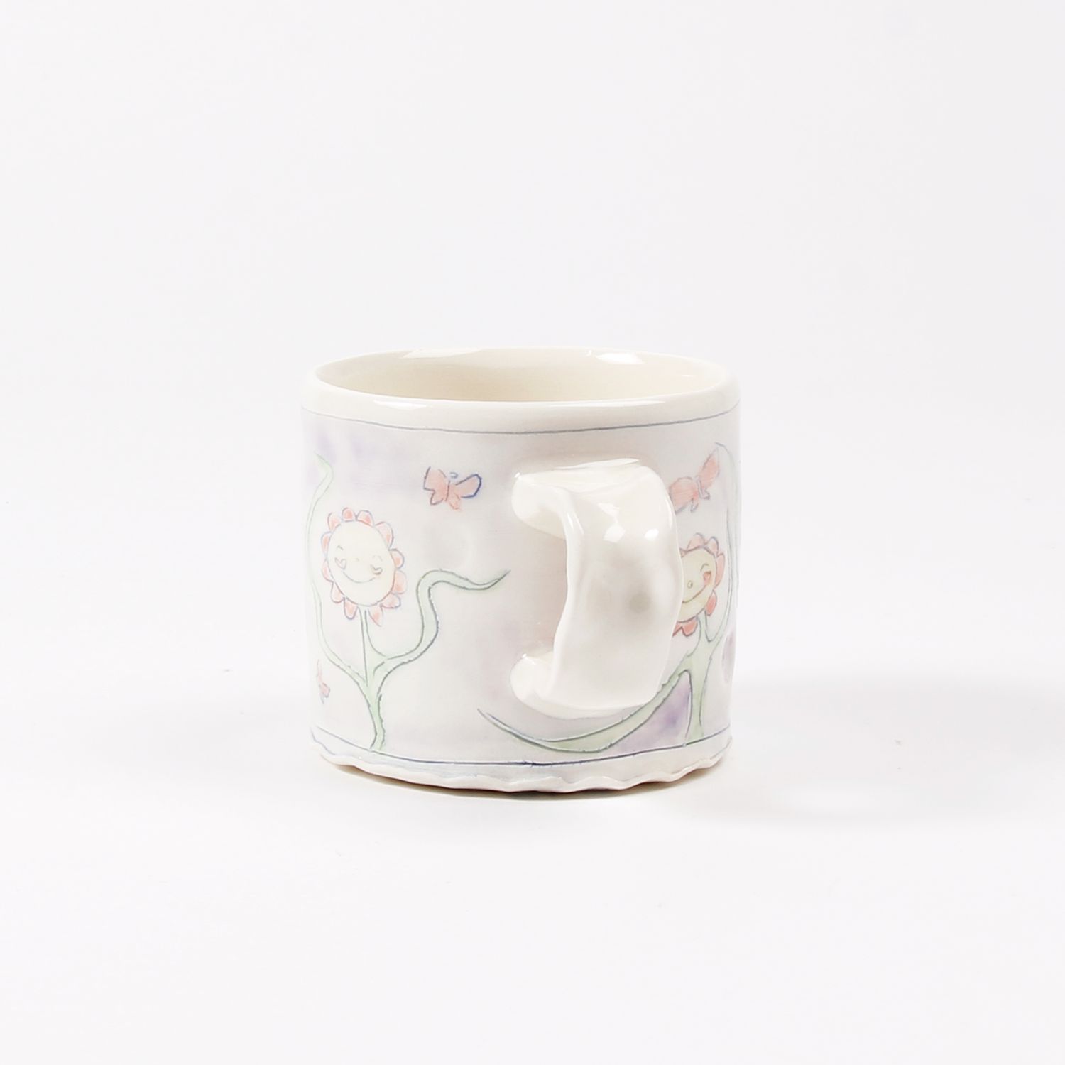 Kirsti Smith: Purple Flower Mug Product Image 2 of 3