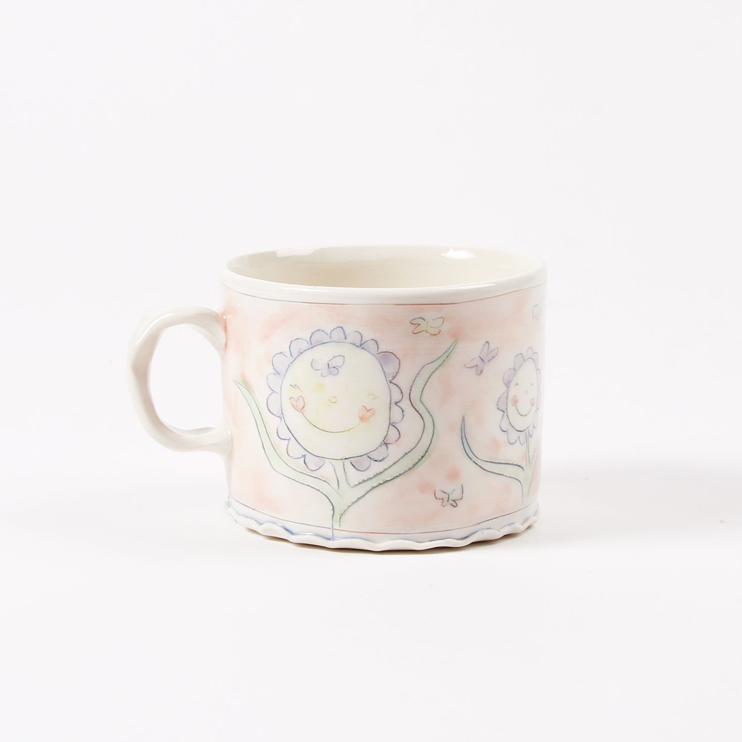 Kirsti Smith: Pink Flower Mug Product Image 2 of 4