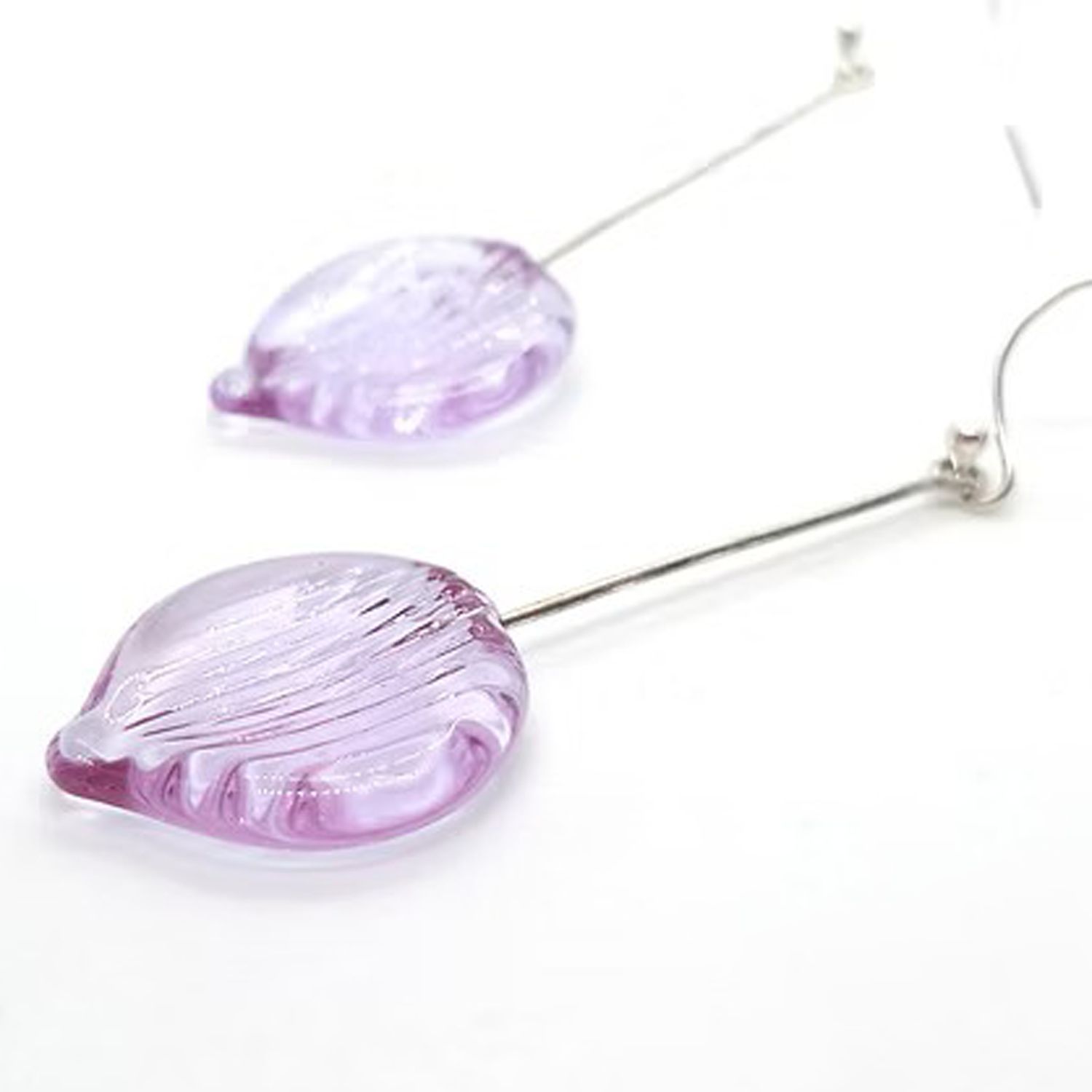 Nadia Tasci: Petal Earrings – Lilac Product Image 1 of 1