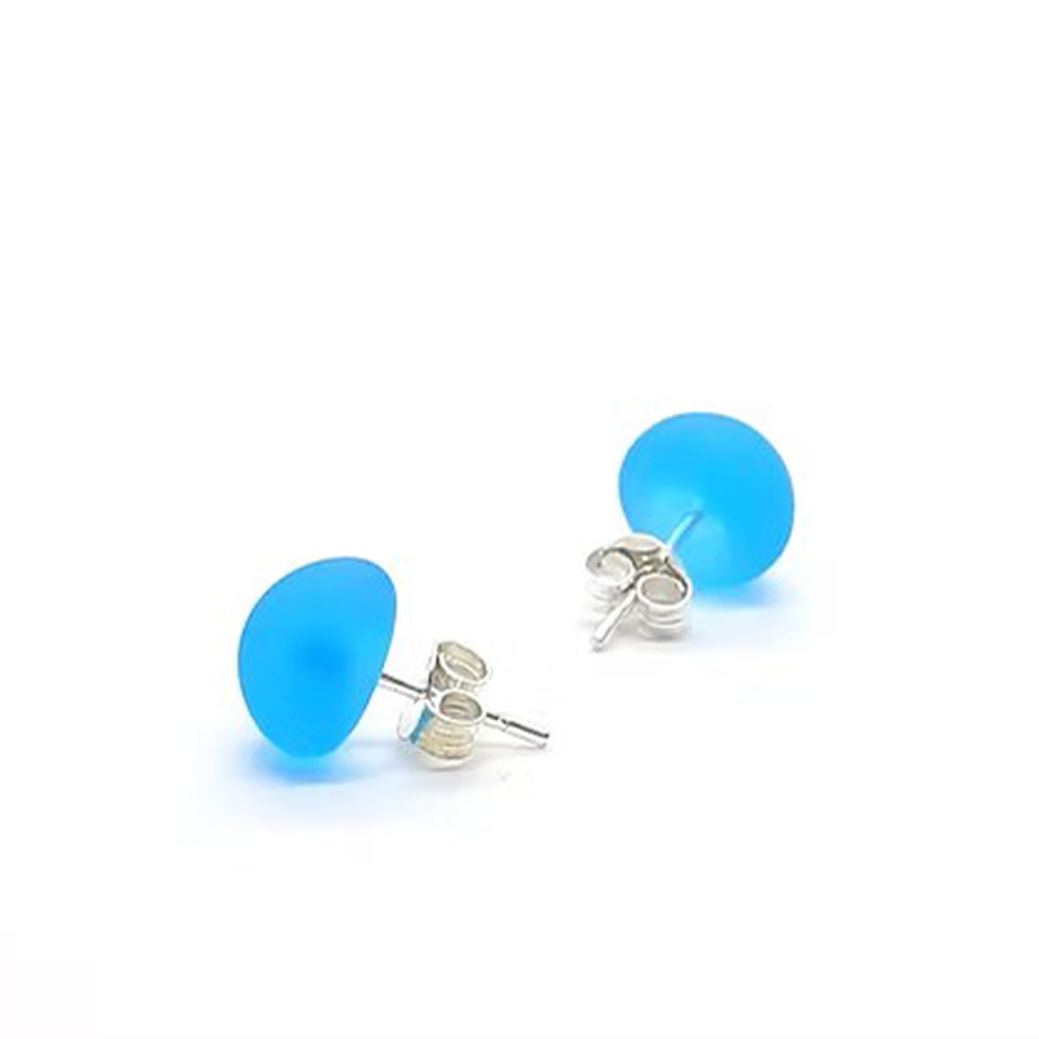 Nadia Tasci: Stud Earrings – Aqua Product Image 1 of 1