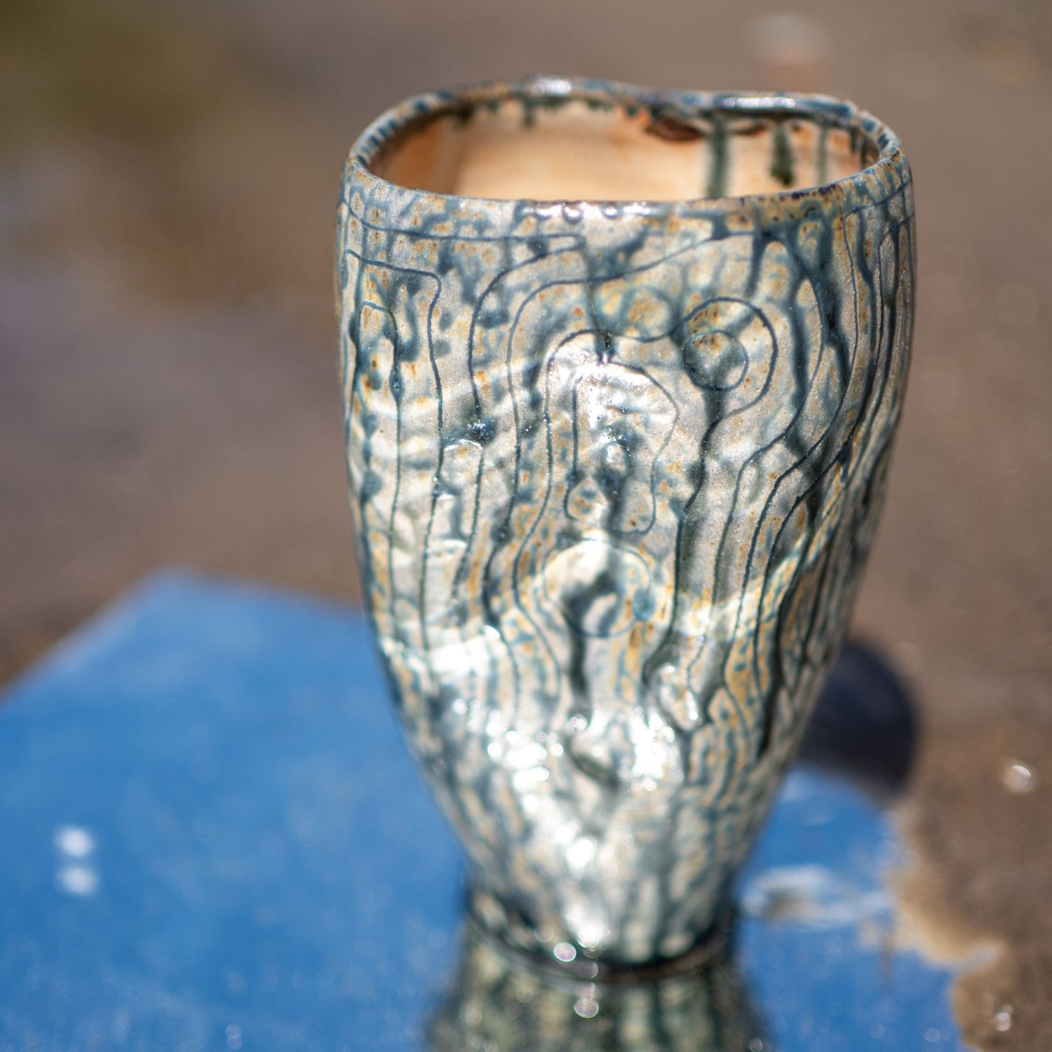 Queenie Xu: Small Vase – Blue Product Image 2 of 5