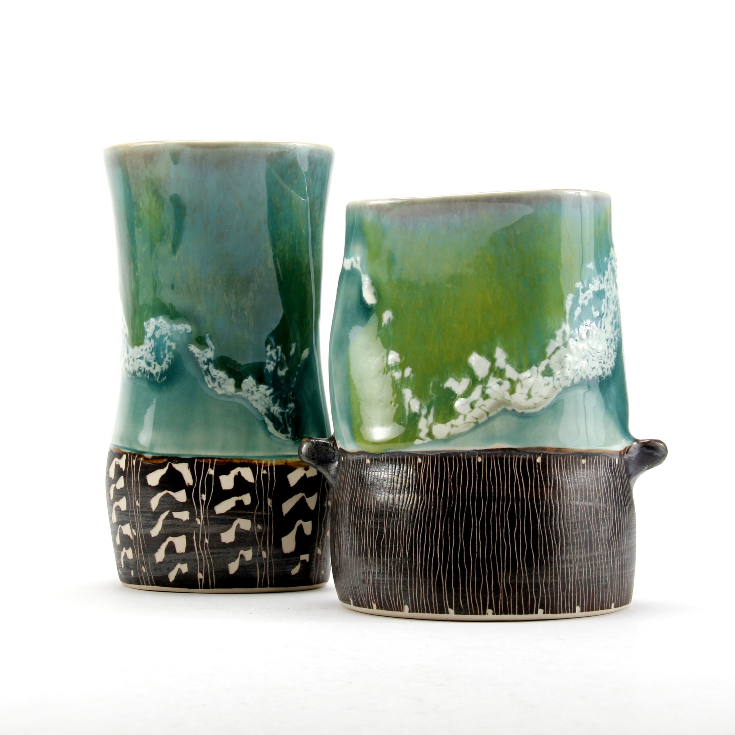 Jane Wilson: Assorted Vases- Black, White and Yellow Product Image 1 of 4