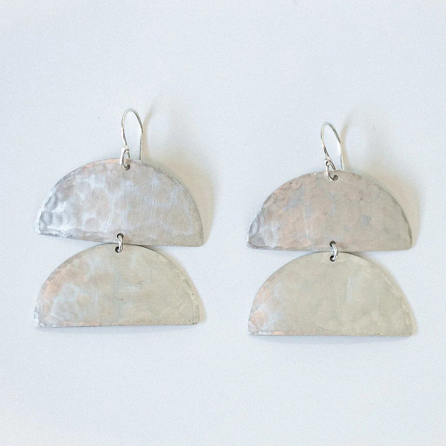 Enarmoured Jordan Clarke: CataPillar Mini Silver Earrings Product Image 2 of 2
