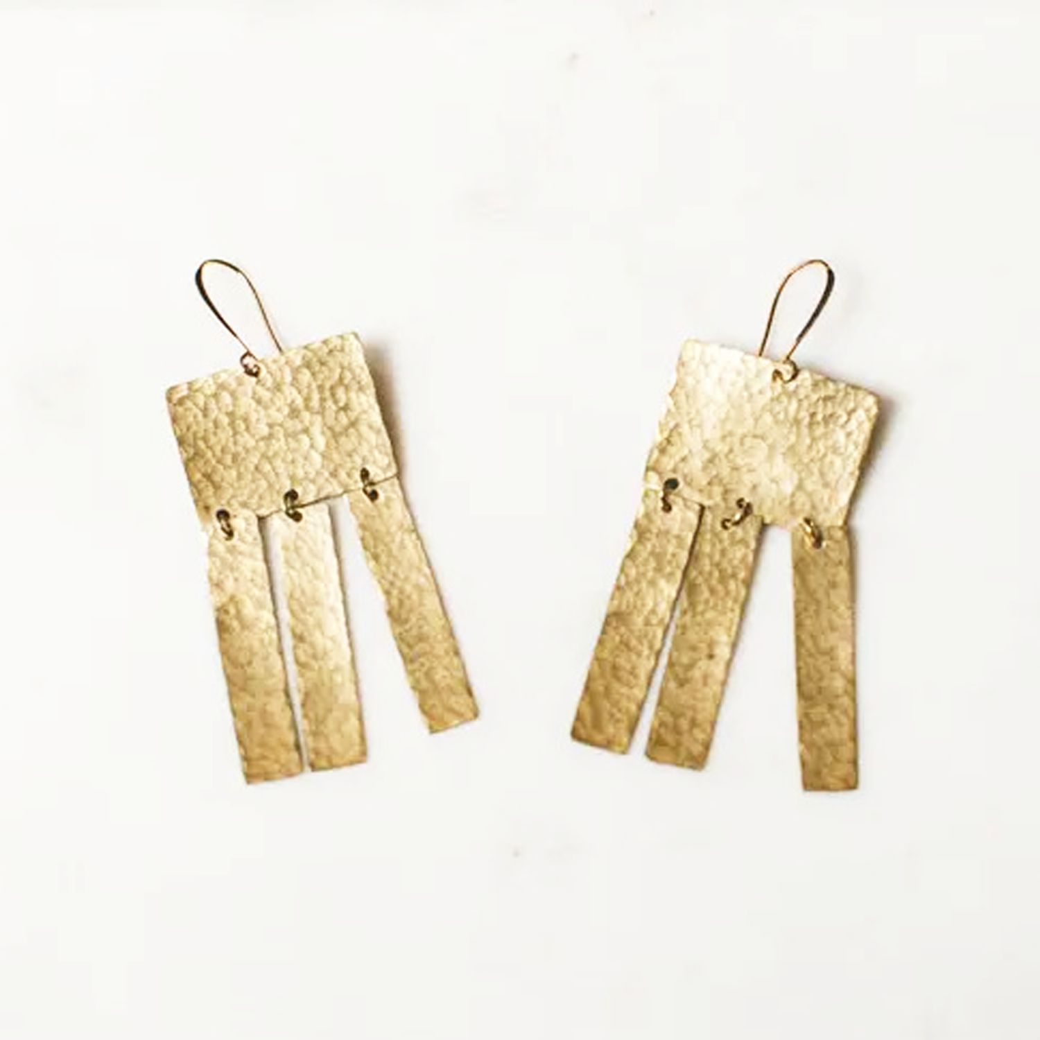 Enarmoured Jordan Clarke: Light Dancers Mini Brass Earrings Product Image 1 of 1