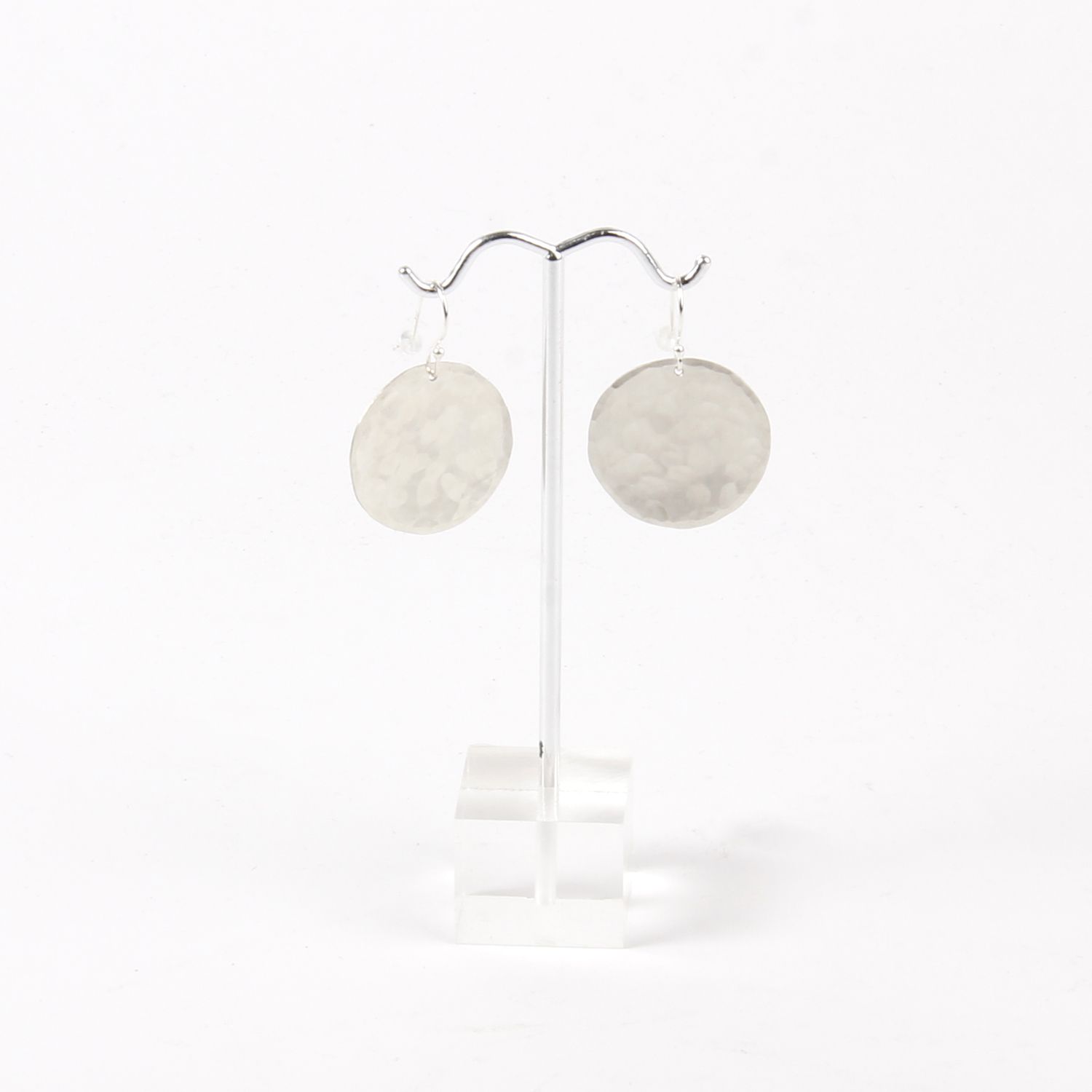 Enarmoured Jordan Clarke: Disc Silver Earrings Product Image 1 of 2
