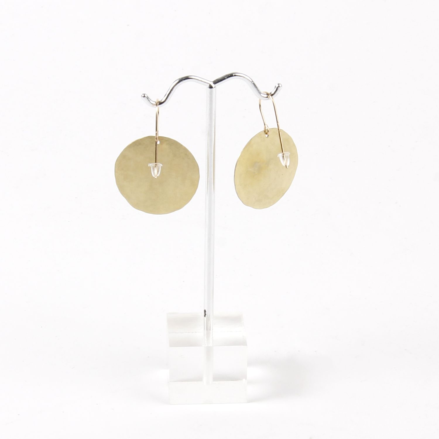 Enarmoured Jordan Clarke: Disc Brass Earrings Product Image 2 of 2