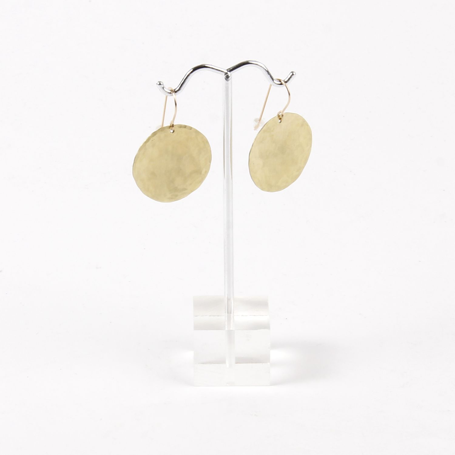 Enarmoured Jordan Clarke: Disc Brass Earrings Product Image 1 of 2