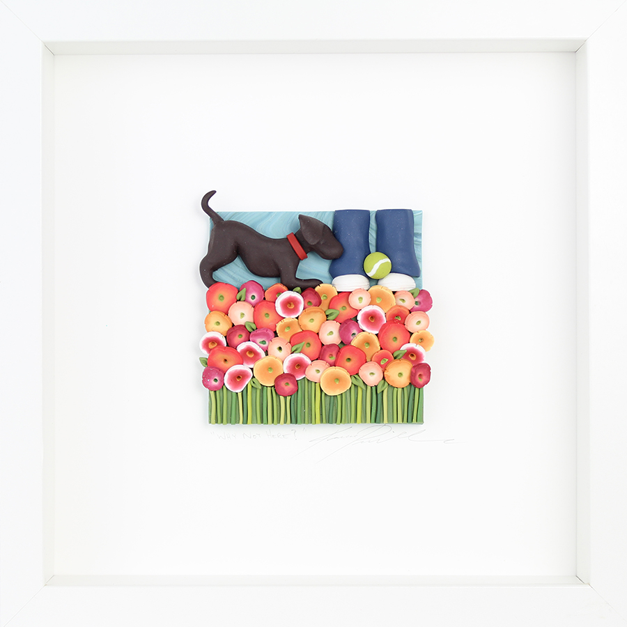 Subtle Details: “Why not here?” Framed Sculpture Product Image 1 of 1