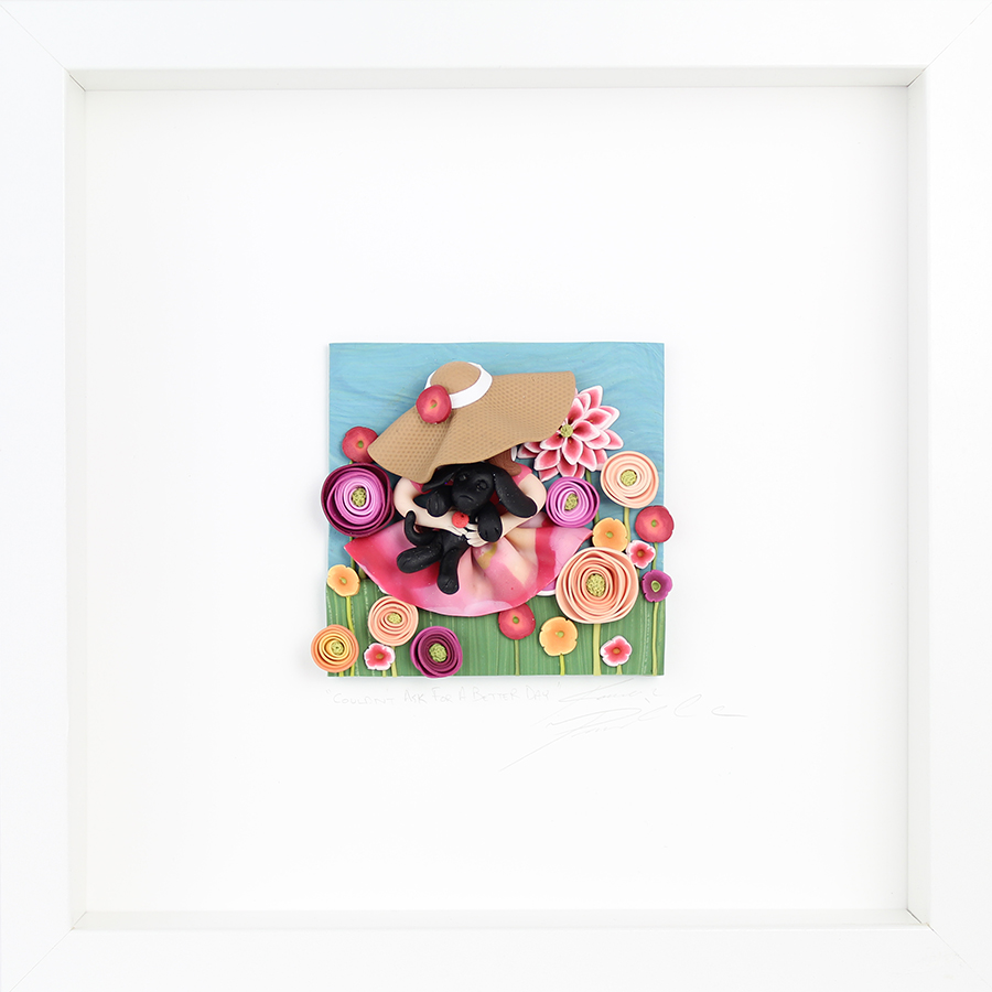 Subtle Details: “Couldn’t ask for a Better Day” Framed Sculpture Product Image 1 of 1