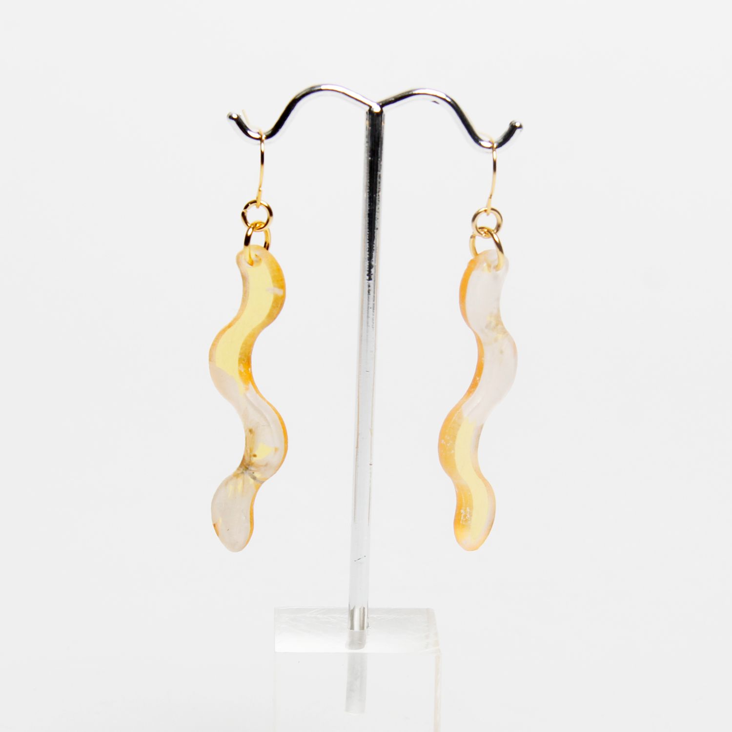 Dconstruct: Squiggle Earrings – Yellow Product Image 1 of 1