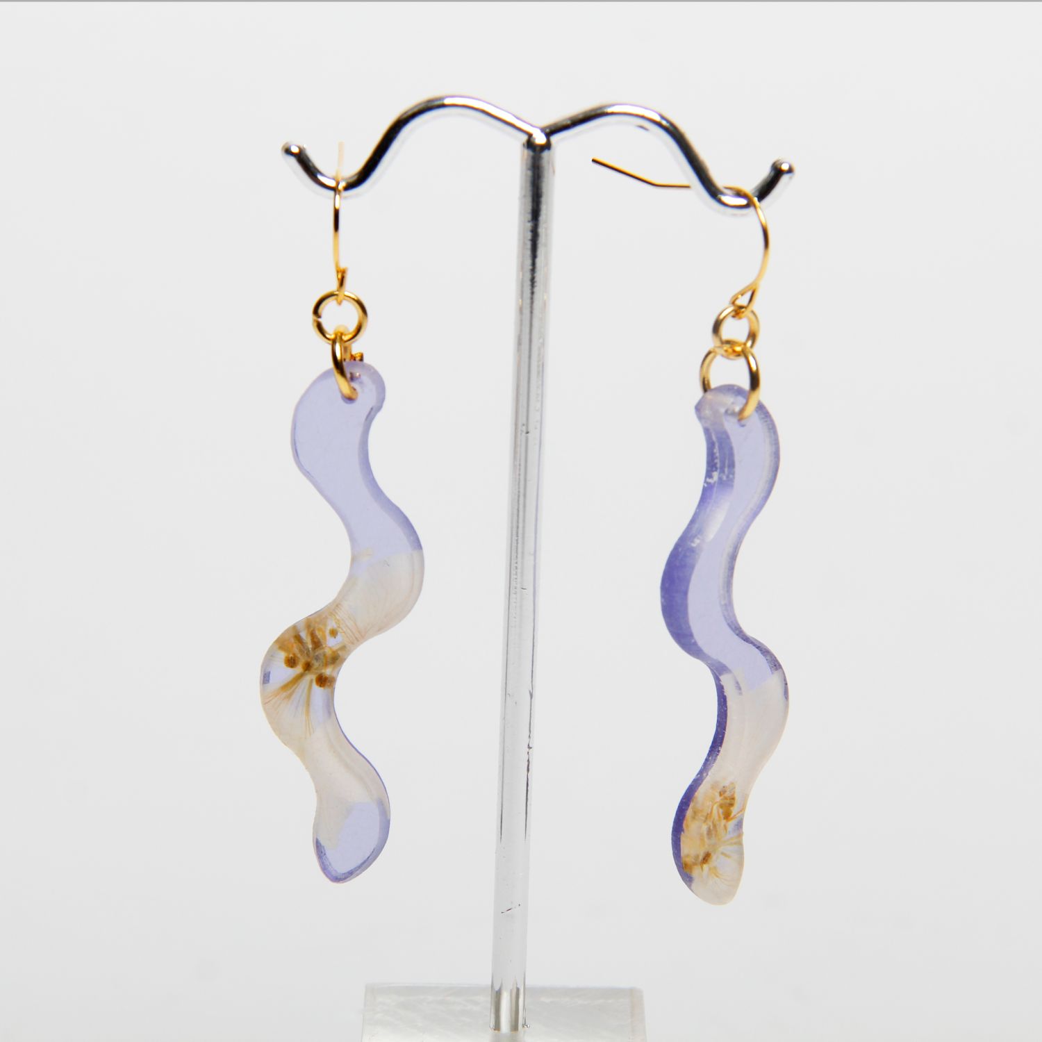 Dconstruct: Squiggle Earrings – Violet Product Image 1 of 1
