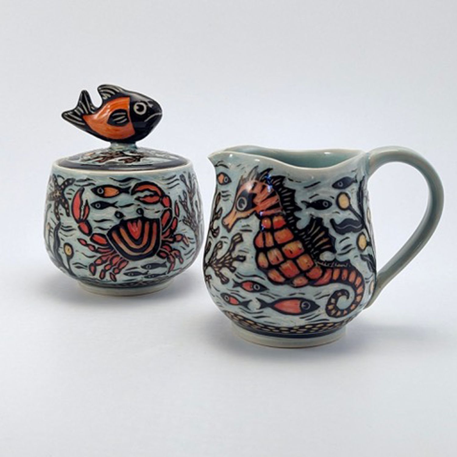 Jocelyn Jenkins: Undersea Cream and Sugar – Set of Two Product Image 1 of 1