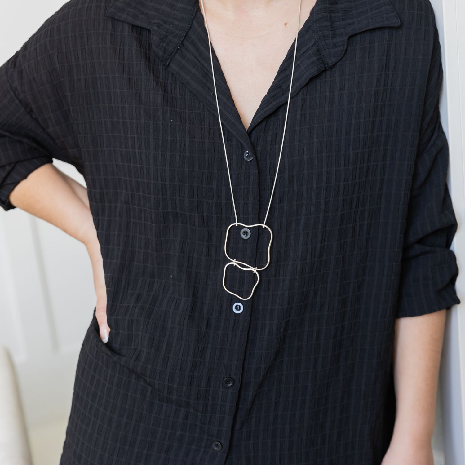 Claudine Moncion: 32″ Snake Chain Necklace Product Image 3 of 3