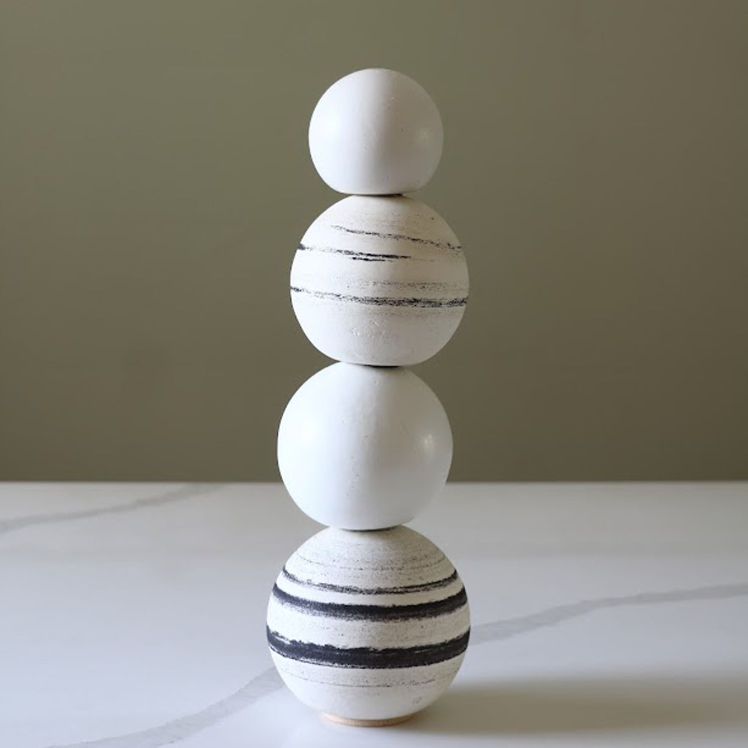 Celina Kang: Stacked B – White & Black Product Image 1 of 5