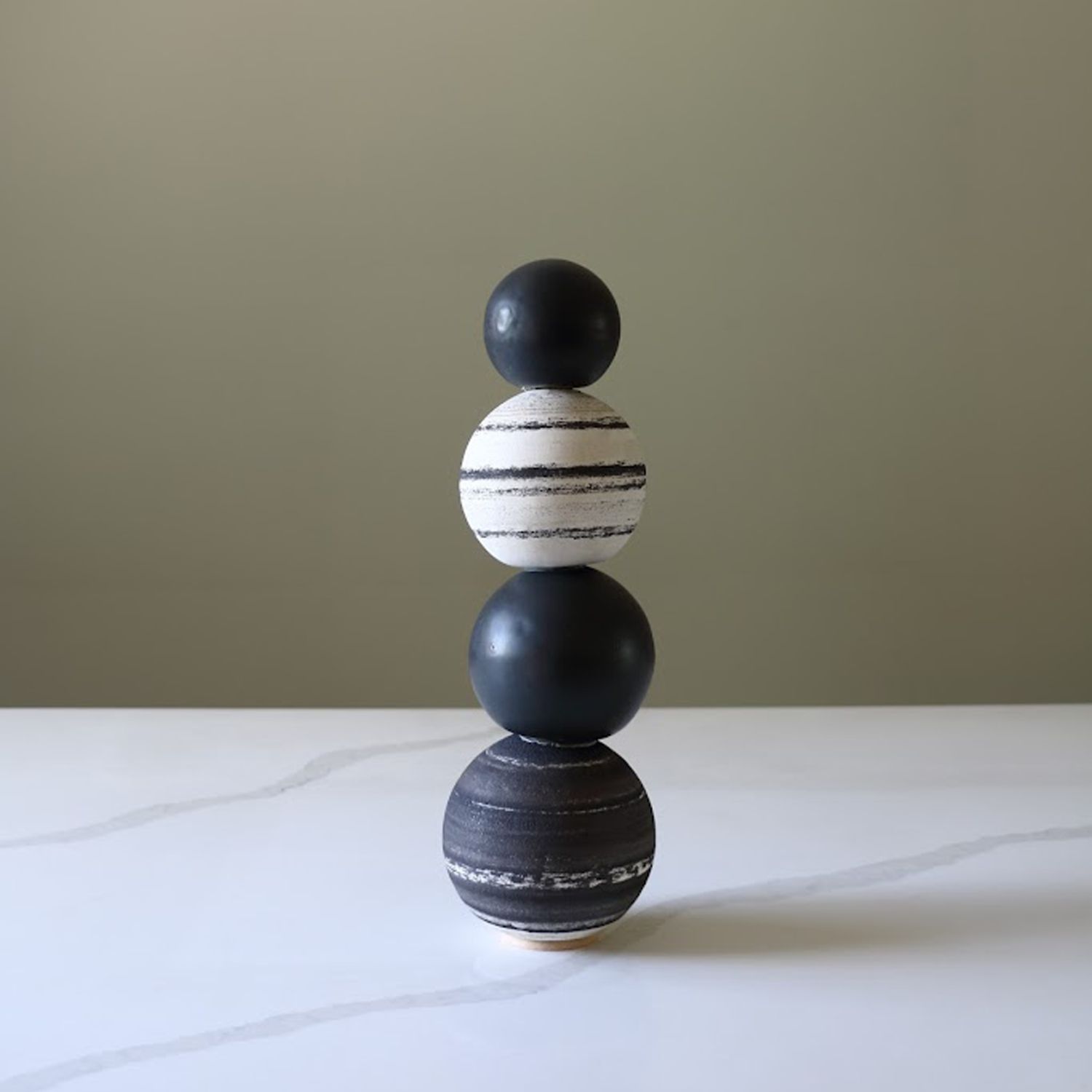 Celina Kang: Stacked B – Black & White Product Image 1 of 5
