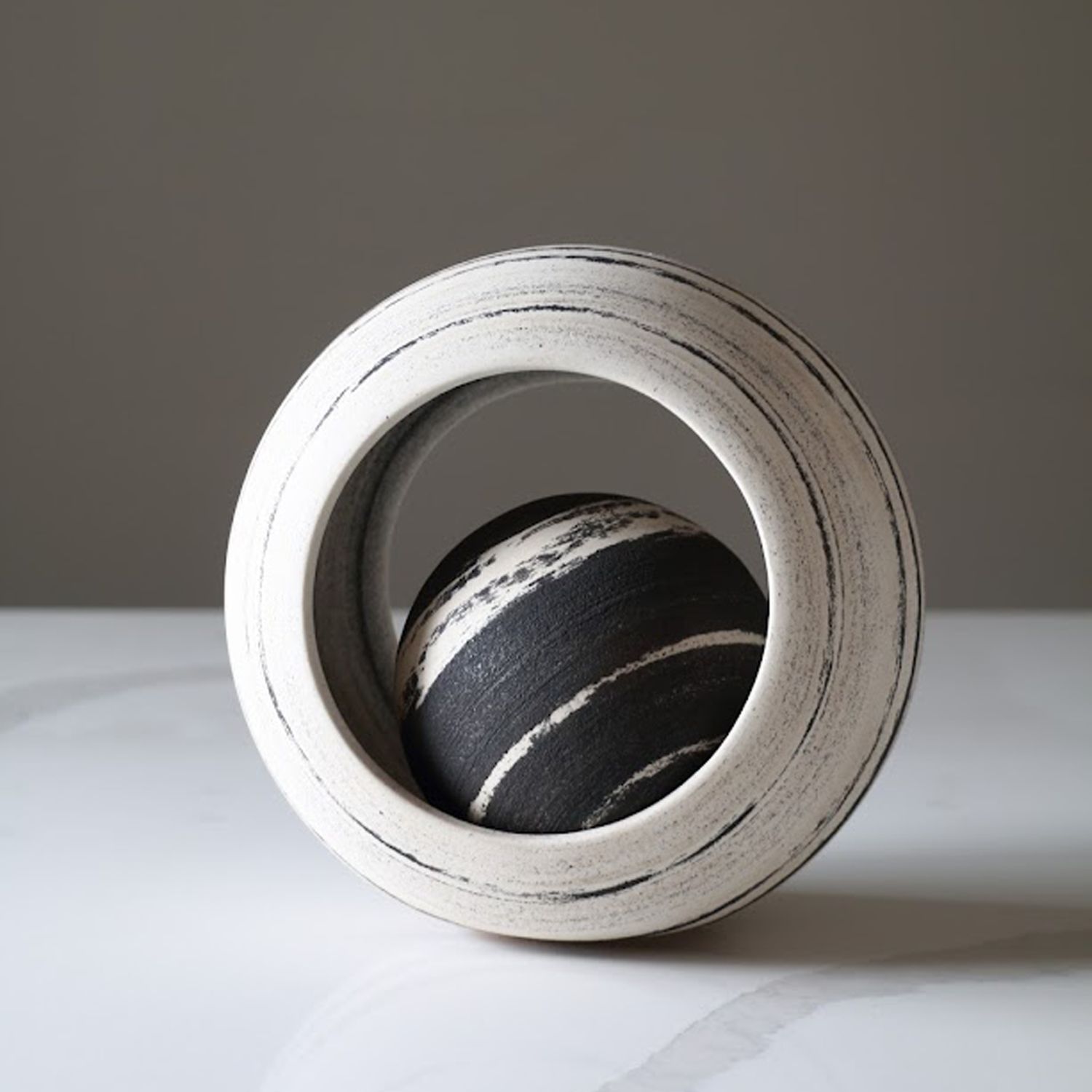 Celina Kang: Nest A – White & Black, wide Product Image 1 of 1